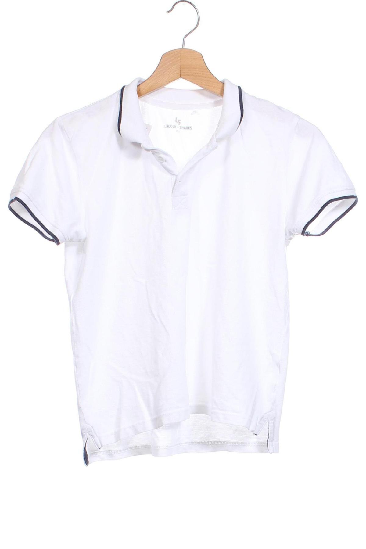 Kinder T-Shirt Lincoln, Größe 10-11y/ 146-152 cm, Farbe Weiß, Preis 5,57 €