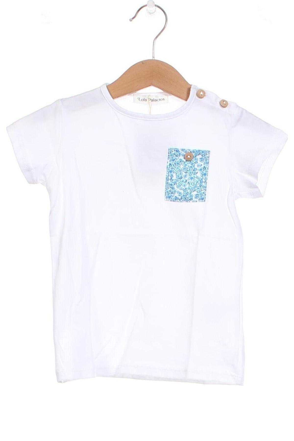 Kinder T-Shirt Lola Palacios, Größe 12-18m/ 80-86 cm, Farbe Weiß, Preis € 8,25