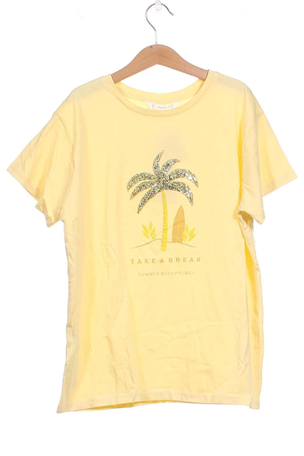 Παιδικό μπλουζάκι Mango, Μέγεθος 13-14y/ 164-168 εκ., Χρώμα Κίτρινο, Τιμή 7,73 €