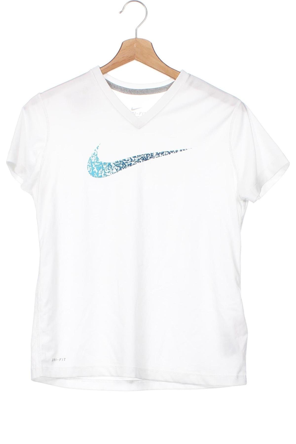 Kinder T-Shirt Nike, Größe 13-14y/ 164-168 cm, Farbe Weiß, Preis € 13,92