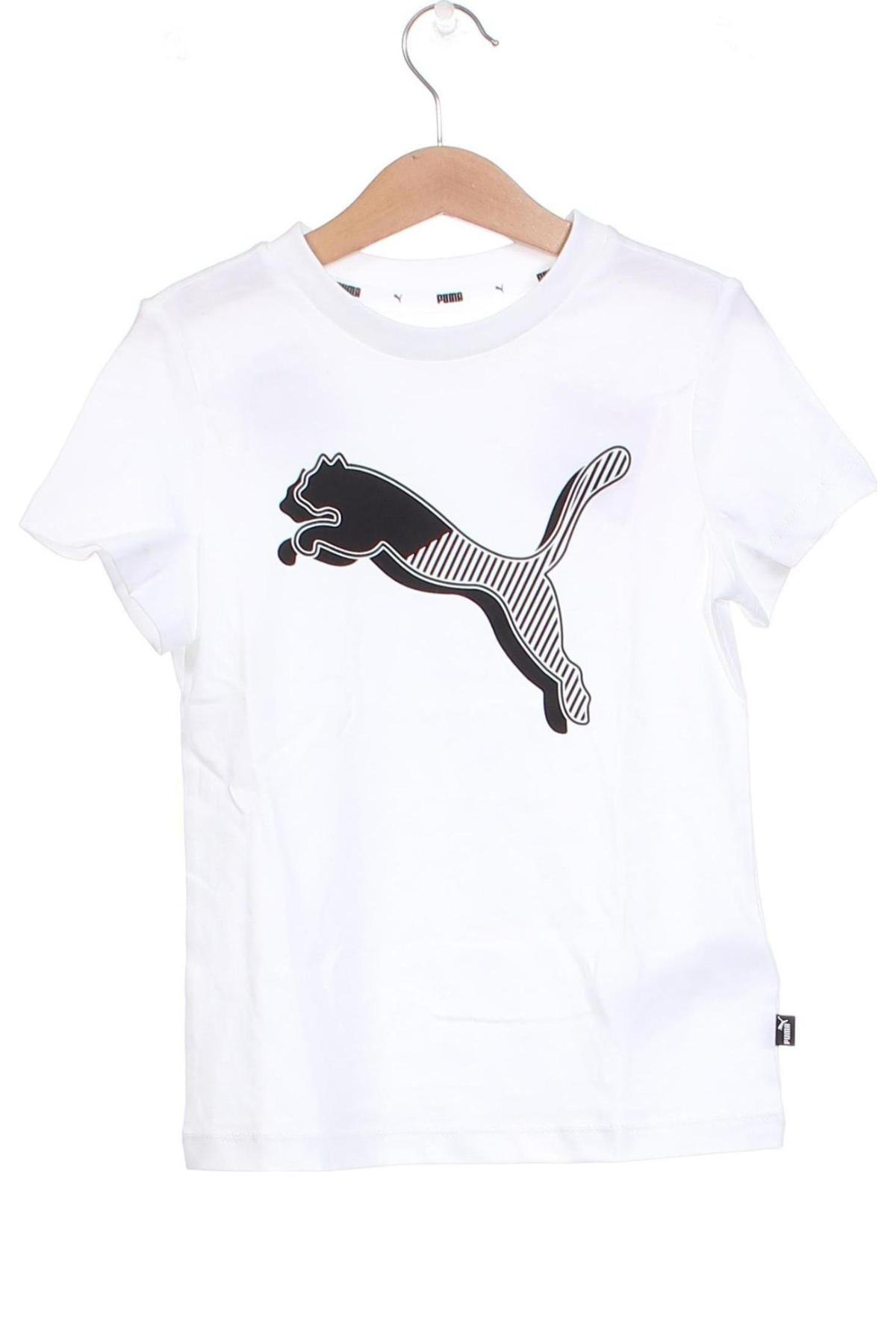 Detské tričko PUMA, Veľkosť 7-8y/ 128-134 cm, Farba Biela, Cena  20,10 €