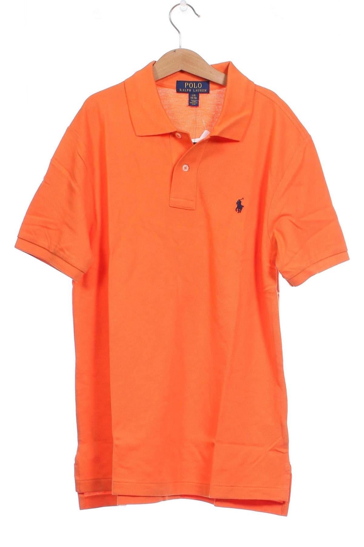 Kinder T-Shirt Polo By Ralph Lauren, Größe 14-15y/ 168-170 cm, Farbe Orange, Preis 29,90 €