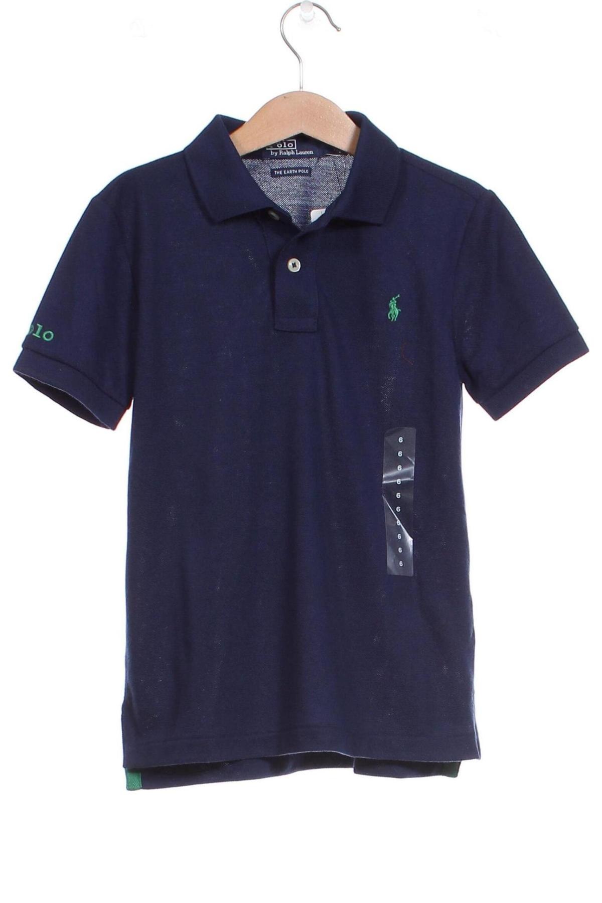 Detské tričko Polo By Ralph Lauren, Veľkosť 5-6y/ 116-122 cm, Farba Modrá, Cena  29,90 €