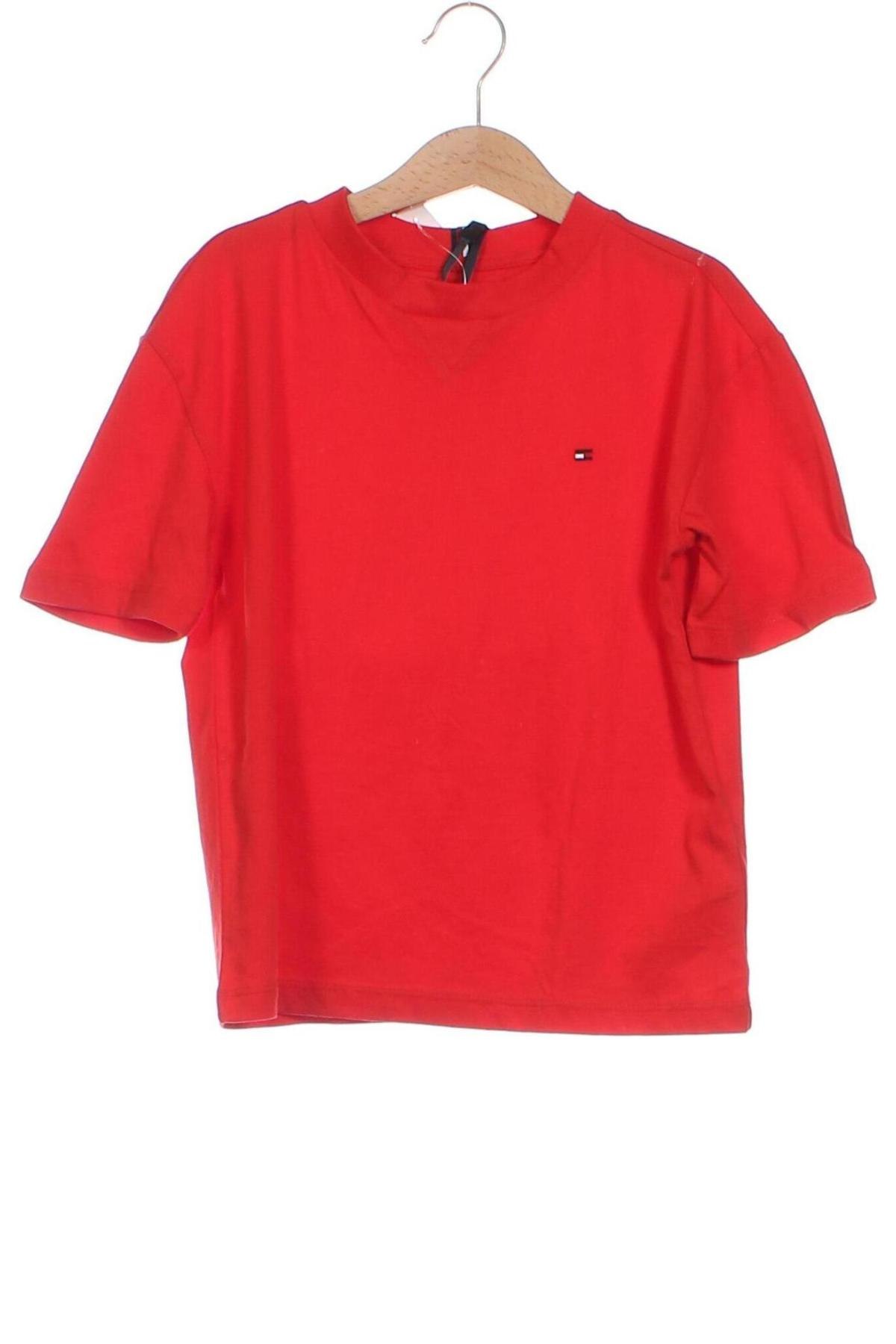 Παιδικό μπλουζάκι Tommy Hilfiger, Μέγεθος 4-5y/ 110-116 εκ., Χρώμα Κόκκινο, Τιμή 23,71 €