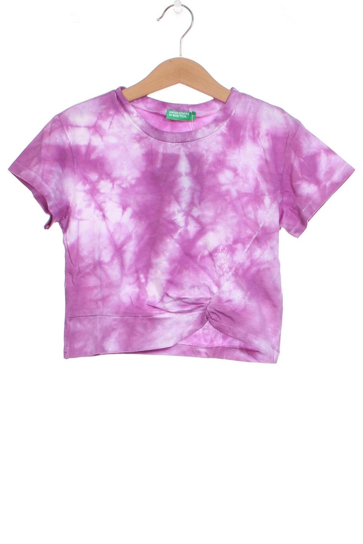 Kinder T-Shirt United Colors Of Benetton, Größe 4-5y/ 110-116 cm, Farbe Lila, Preis € 8,51