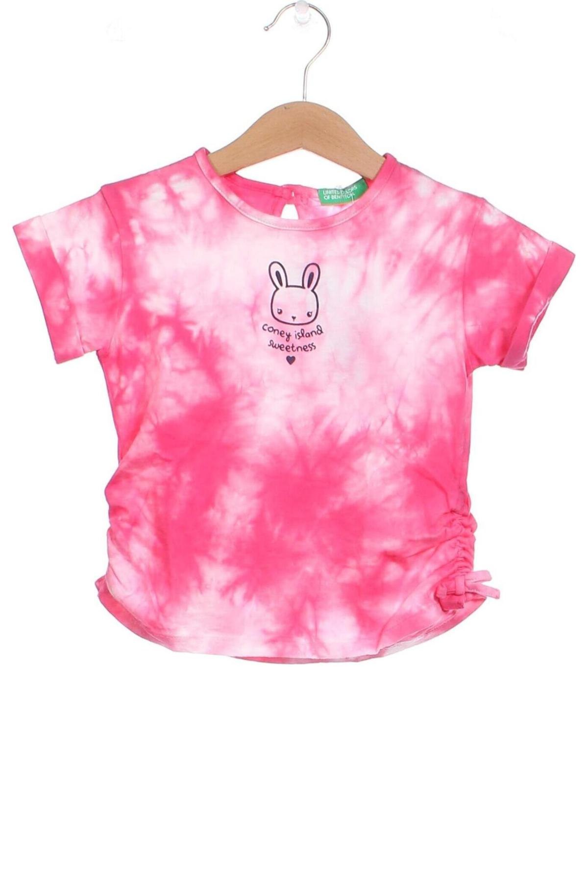 Dziecięcy T-shirt United Colors Of Benetton, Rozmiar 12-18m/ 80-86 cm, Kolor Kolorowy, Cena 43,98 zł