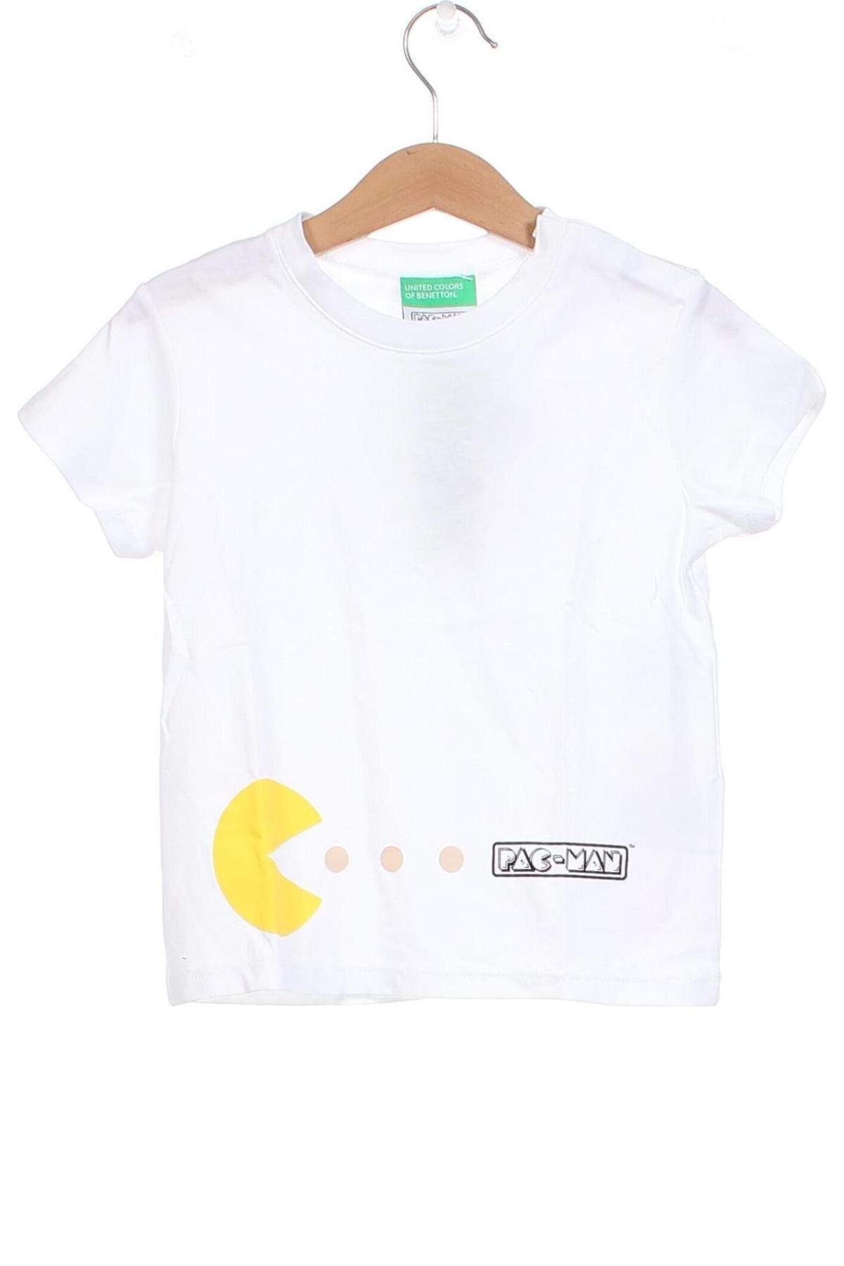 Kinder T-Shirt United Colors Of Benetton, Größe 18-24m/ 86-98 cm, Farbe Weiß, Preis 17,01 €