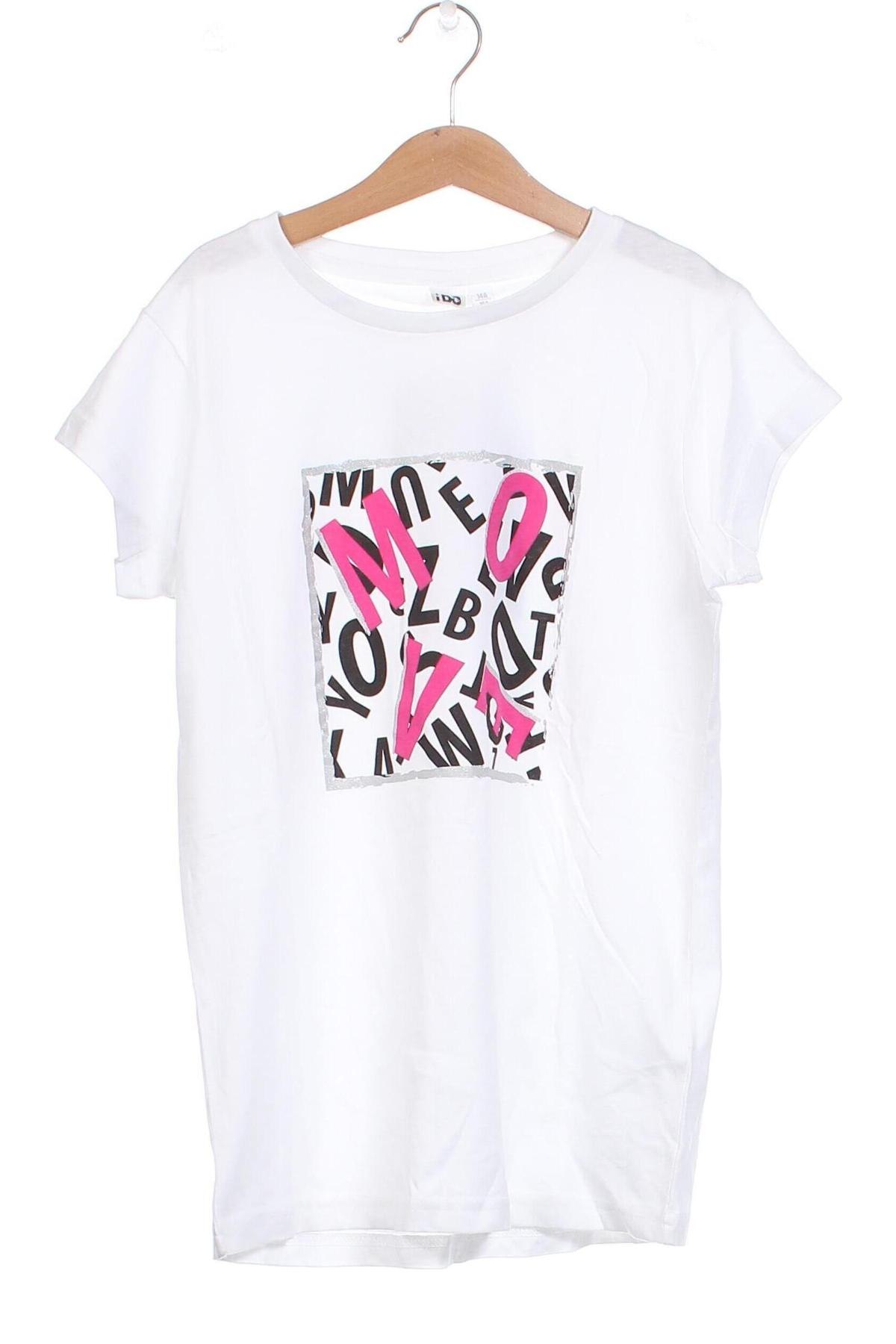 Kinder T-Shirt iDO, Größe 13-14y/ 164-168 cm, Farbe Weiß, Preis € 10,21
