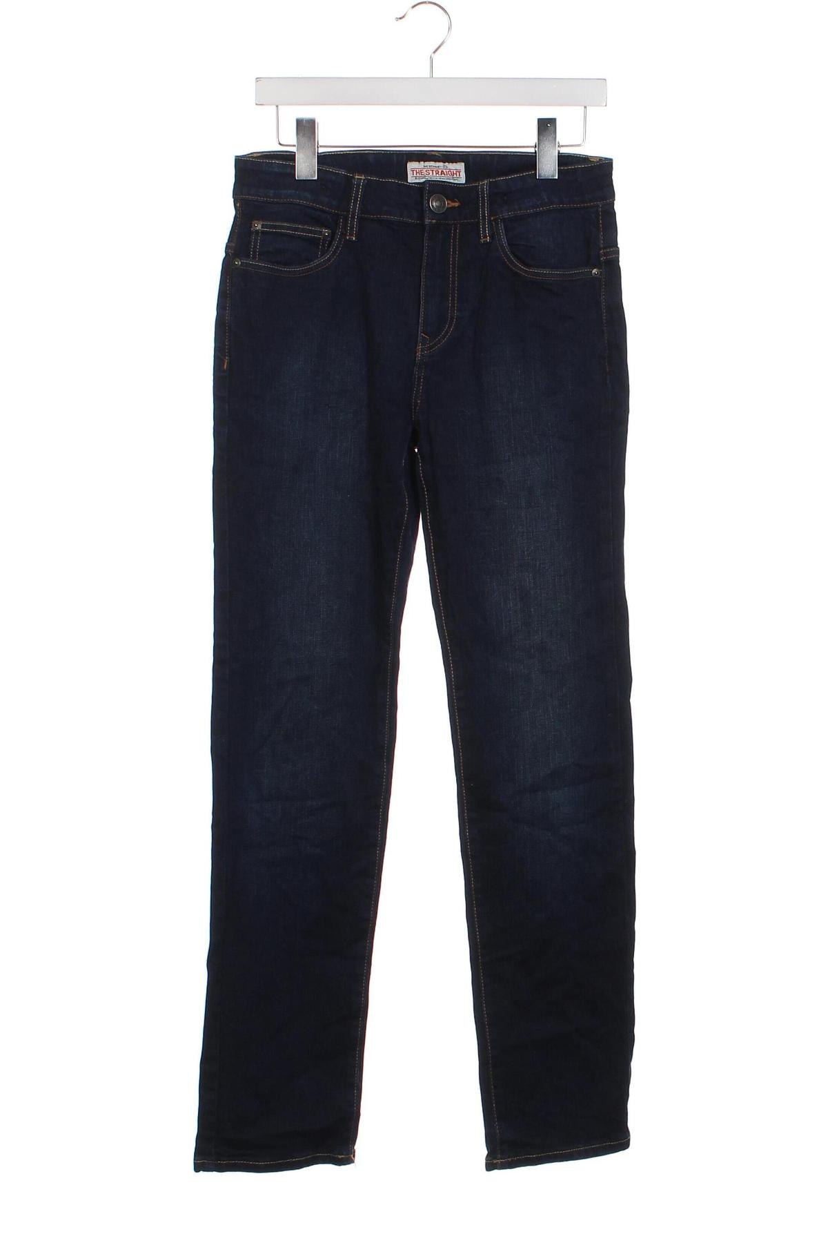 Dziecięce jeansy C&A, Rozmiar 12-13y/ 158-164 cm, Kolor Niebieski, Cena 40,94 zł
