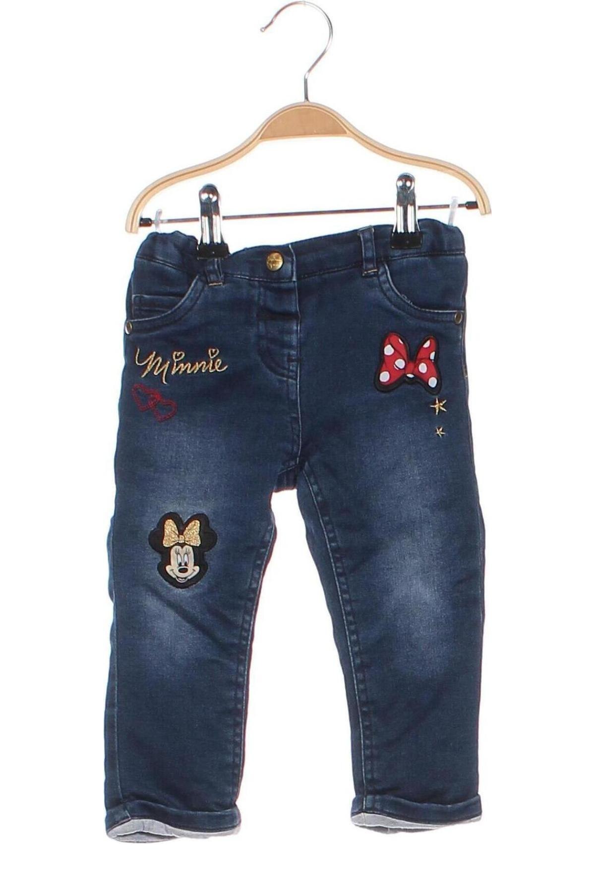 Detské džínsy  Disney, Veľkosť 12-18m/ 80-86 cm, Farba Modrá, Cena  9,60 €