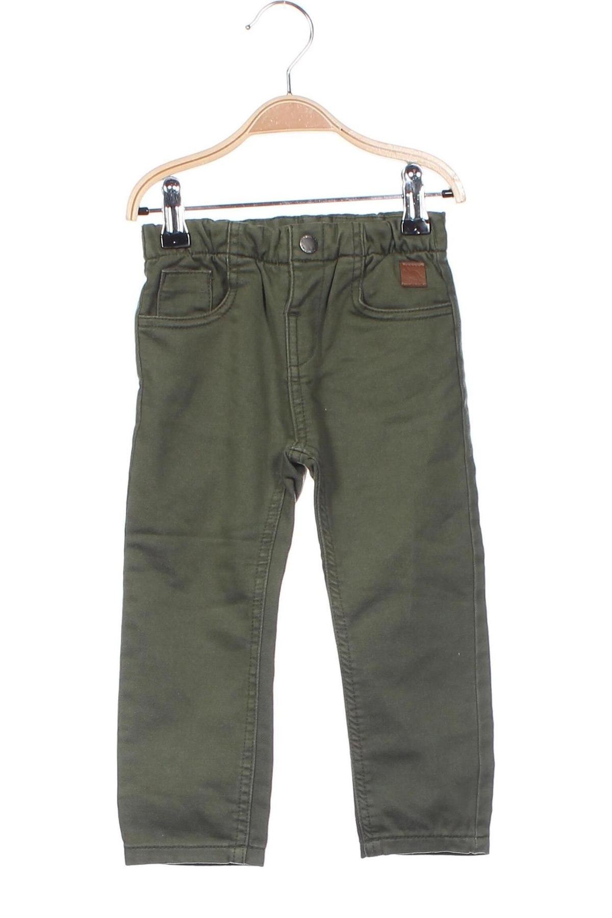 Dziecięce jeansy El Corte Ingles, Rozmiar 18-24m/ 86-98 cm, Kolor Zielony, Cena 38,61 zł