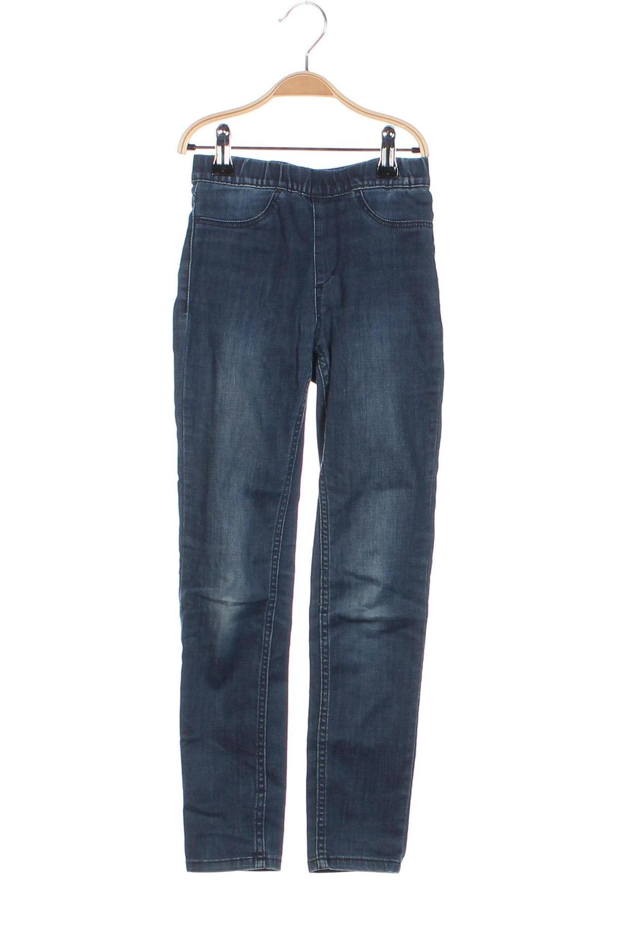 Dziecięce jeansy H&M, Rozmiar 6-7y/ 122-128 cm, Kolor Niebieski, Cena 44,58 zł