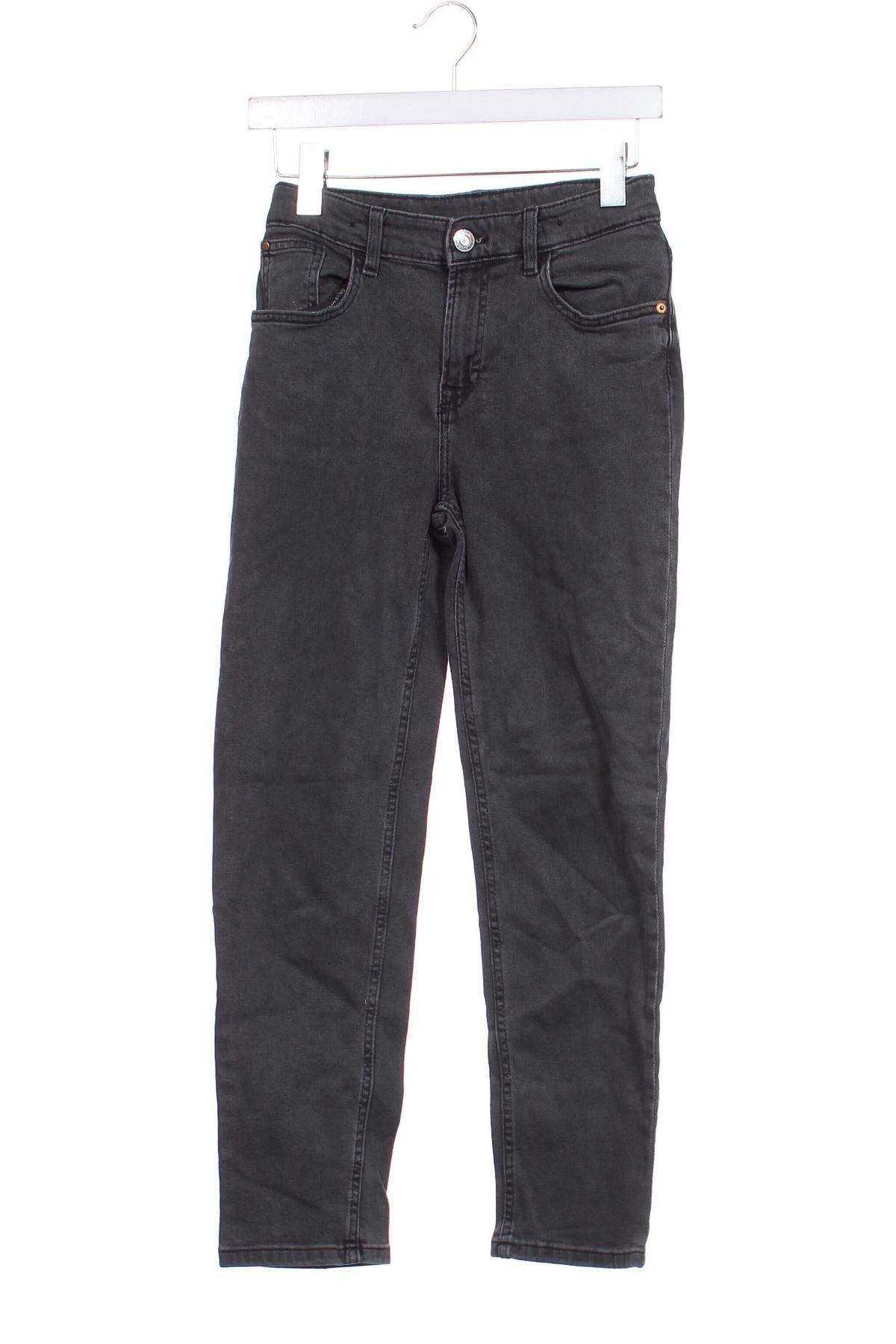 Dziecięce jeansy H&M, Rozmiar 11-12y/ 152-158 cm, Kolor Szary, Cena 46,06 zł