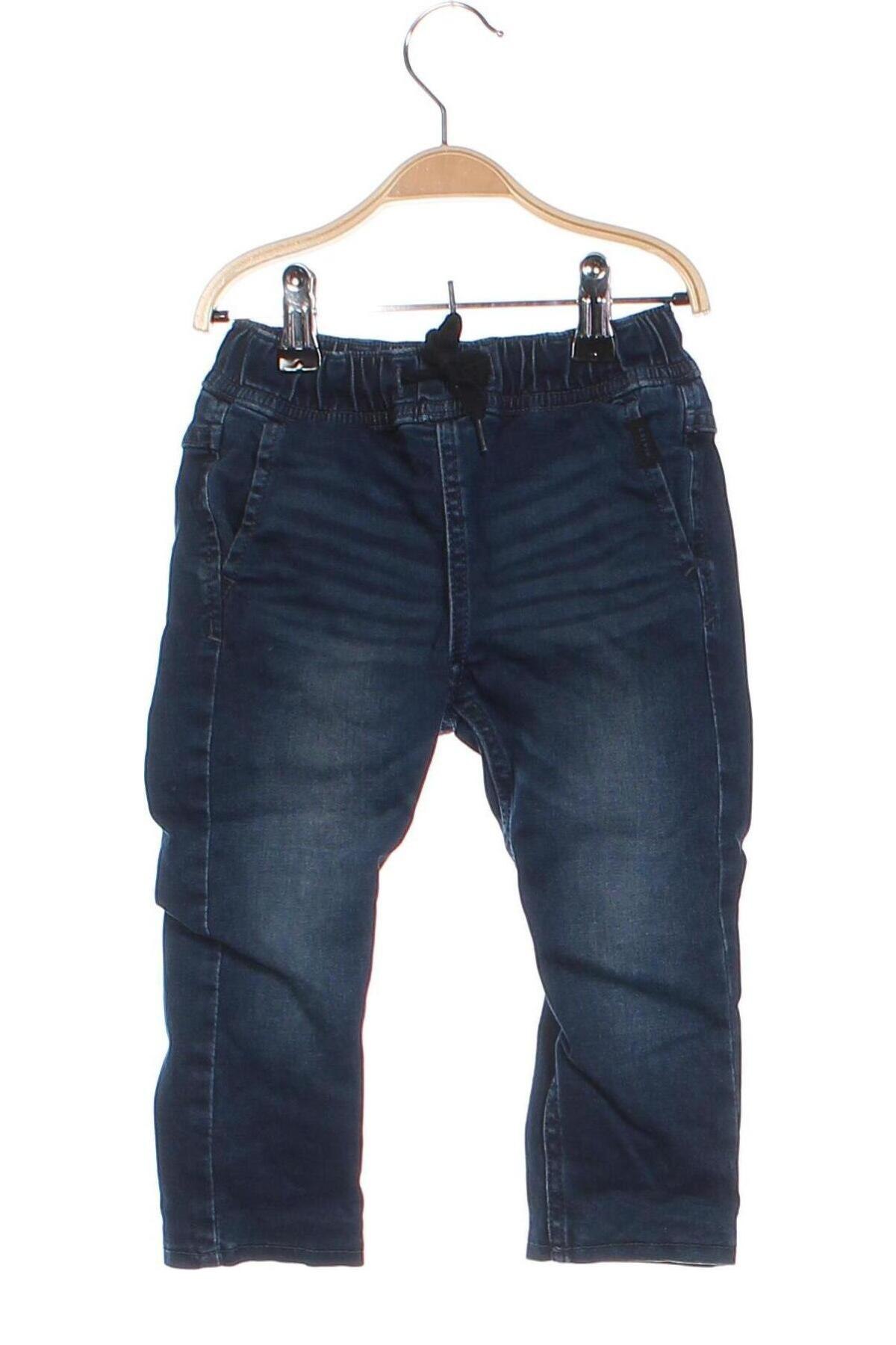 Dziecięce jeansy H&M, Rozmiar 18-24m/ 86-98 cm, Kolor Niebieski, Cena 44,58 zł