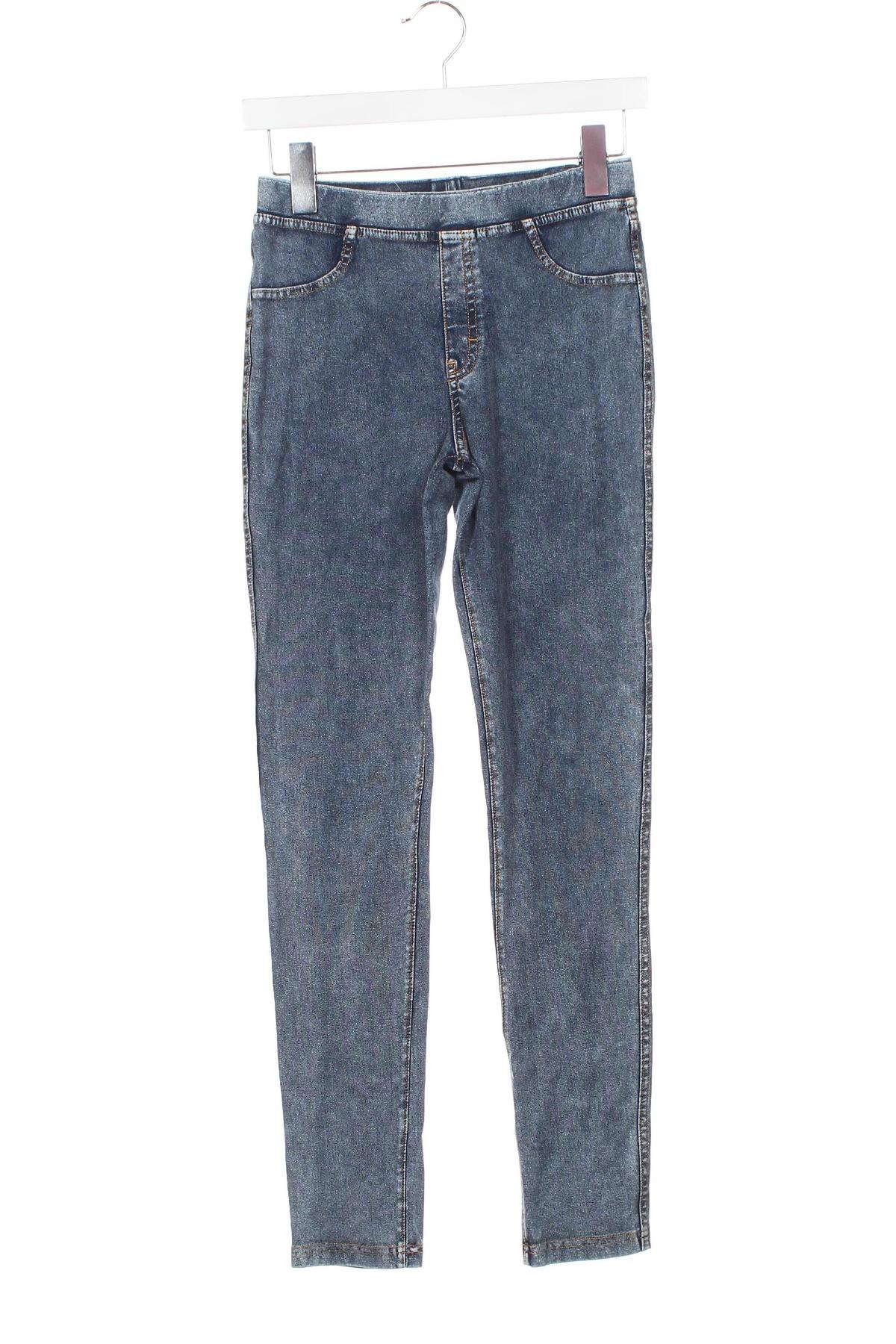 Dětské džíny  H&M, Velikost 14-15y/ 168-170 cm, Barva Modrá, Cena  230,00 Kč
