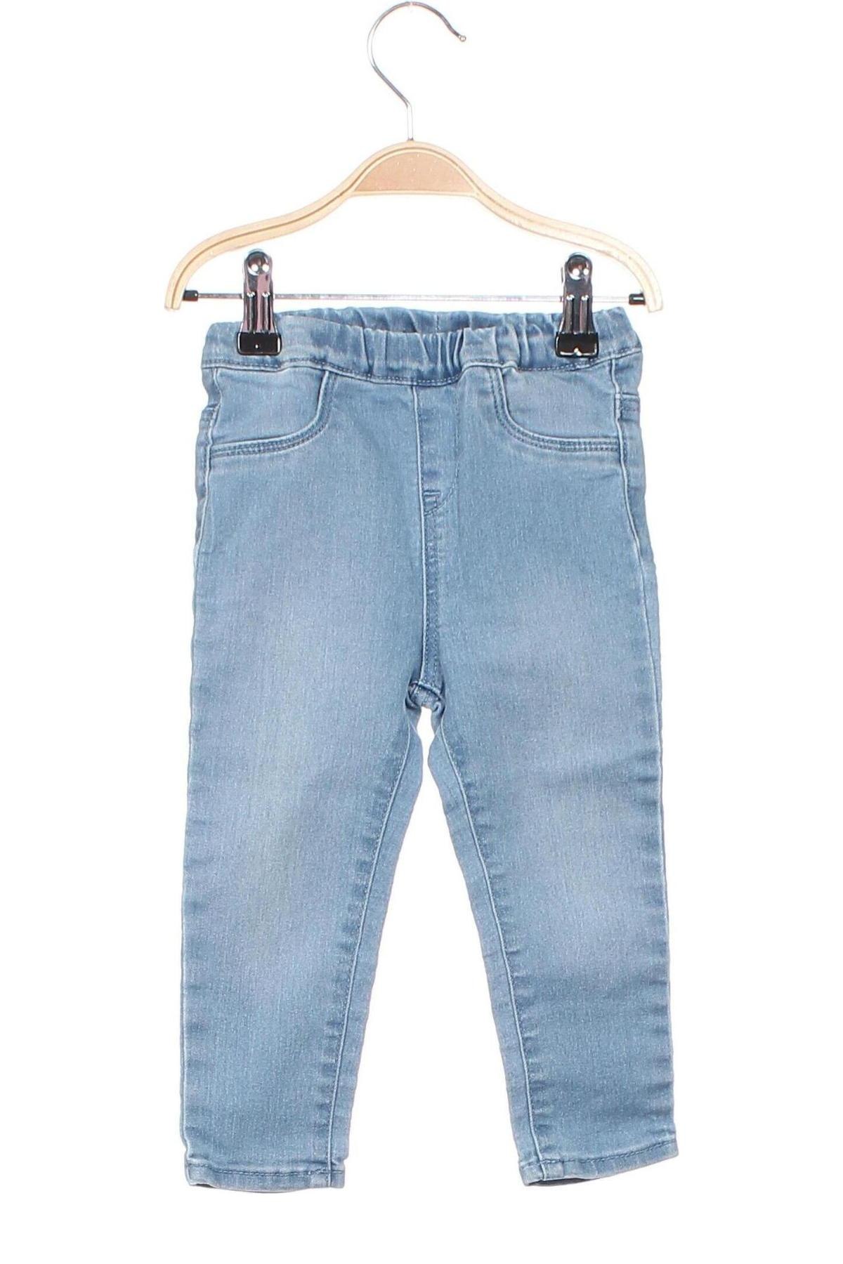 Dziecięce jeansy H&M, Rozmiar 12-18m/ 80-86 cm, Kolor Niebieski, Cena 44,14 zł