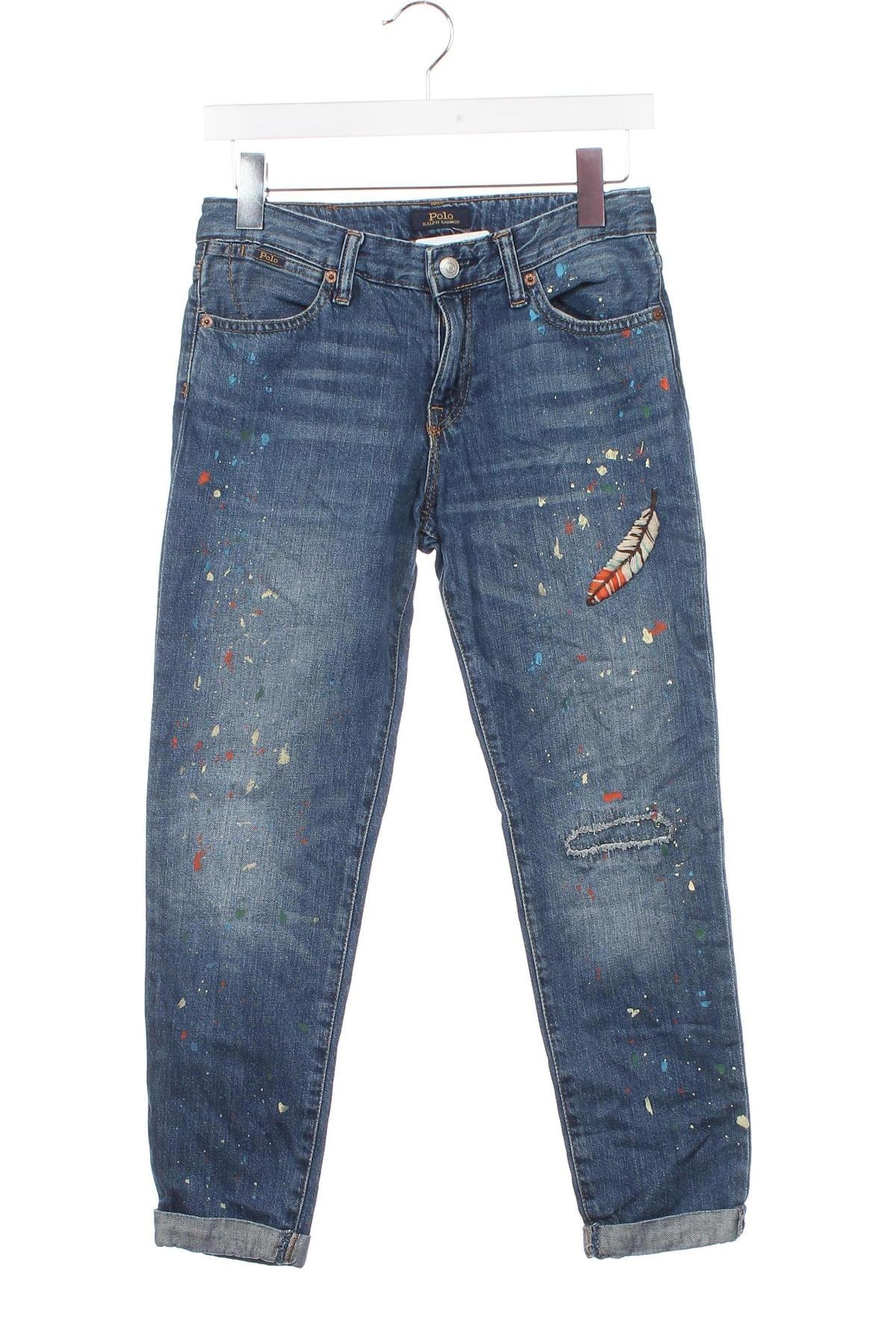 Dziecięce jeansy Polo By Ralph Lauren, Rozmiar 13-14y/ 164-168 cm, Kolor Niebieski, Cena 195,11 zł