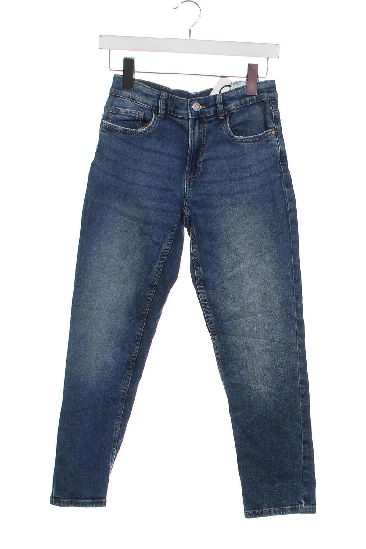 Dětské džíny  Zara, Velikost 11-12y/ 152-158 cm, Barva Modrá, Cena  166,00 Kč