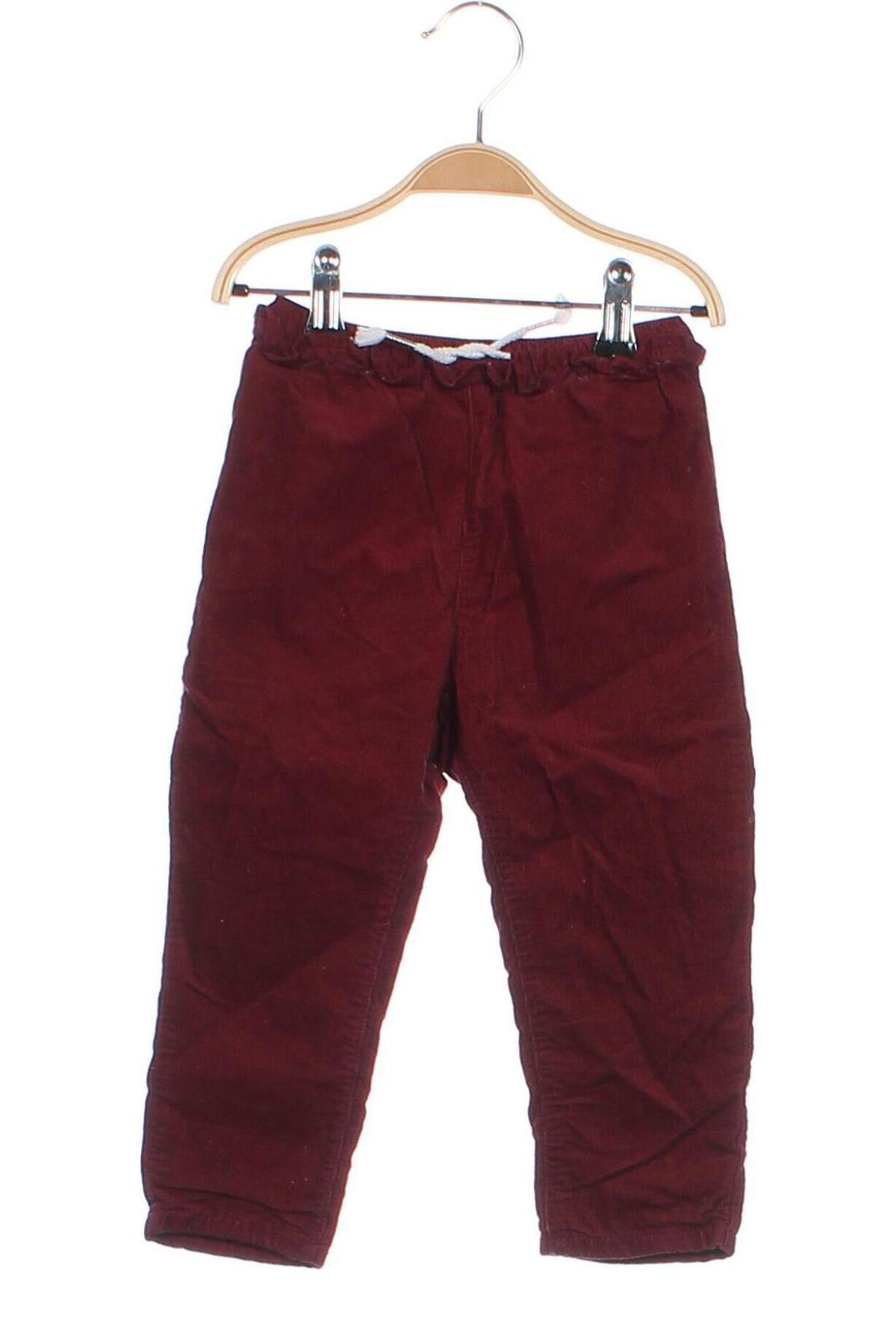 Gyerek kordbársony nadrág H&M, Méret 12-18m / 80-86 cm, Szín Piros, Ár 2 581 Ft