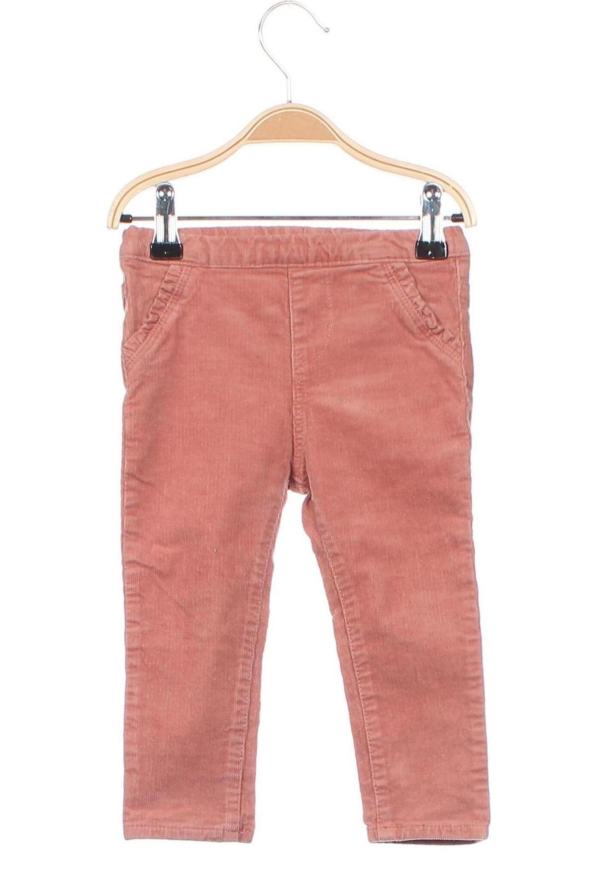 Детски джинси H&M, Размер 12-18m/ 80-86 см, Цвят Розов, Цена 11,97 лв.