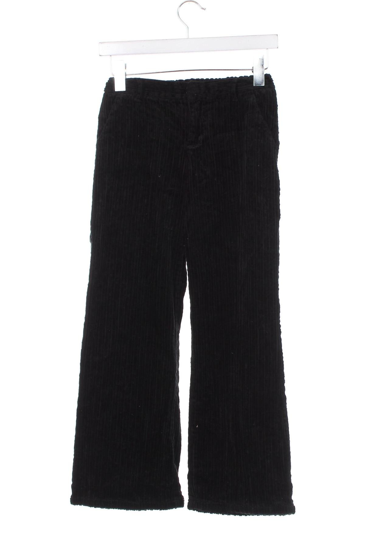 Pantaloni de catifea reiată, pentru copii Name It, Mărime 9-10y/ 140-146 cm, Culoare Negru, Preț 43,89 Lei
