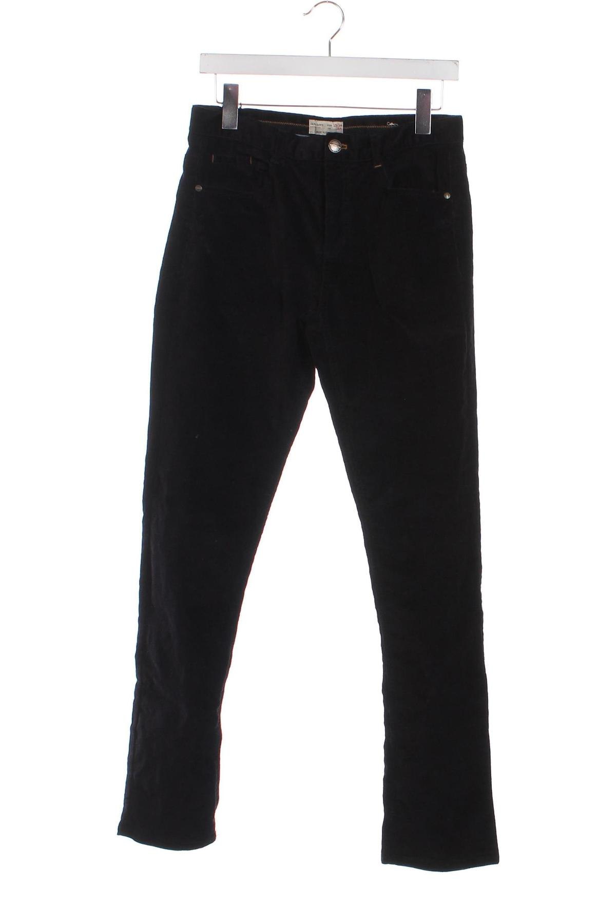 Pantaloni de catifea reiată, pentru copii Zara, Mărime 13-14y/ 164-168 cm, Culoare Negru, Preț 19,90 Lei