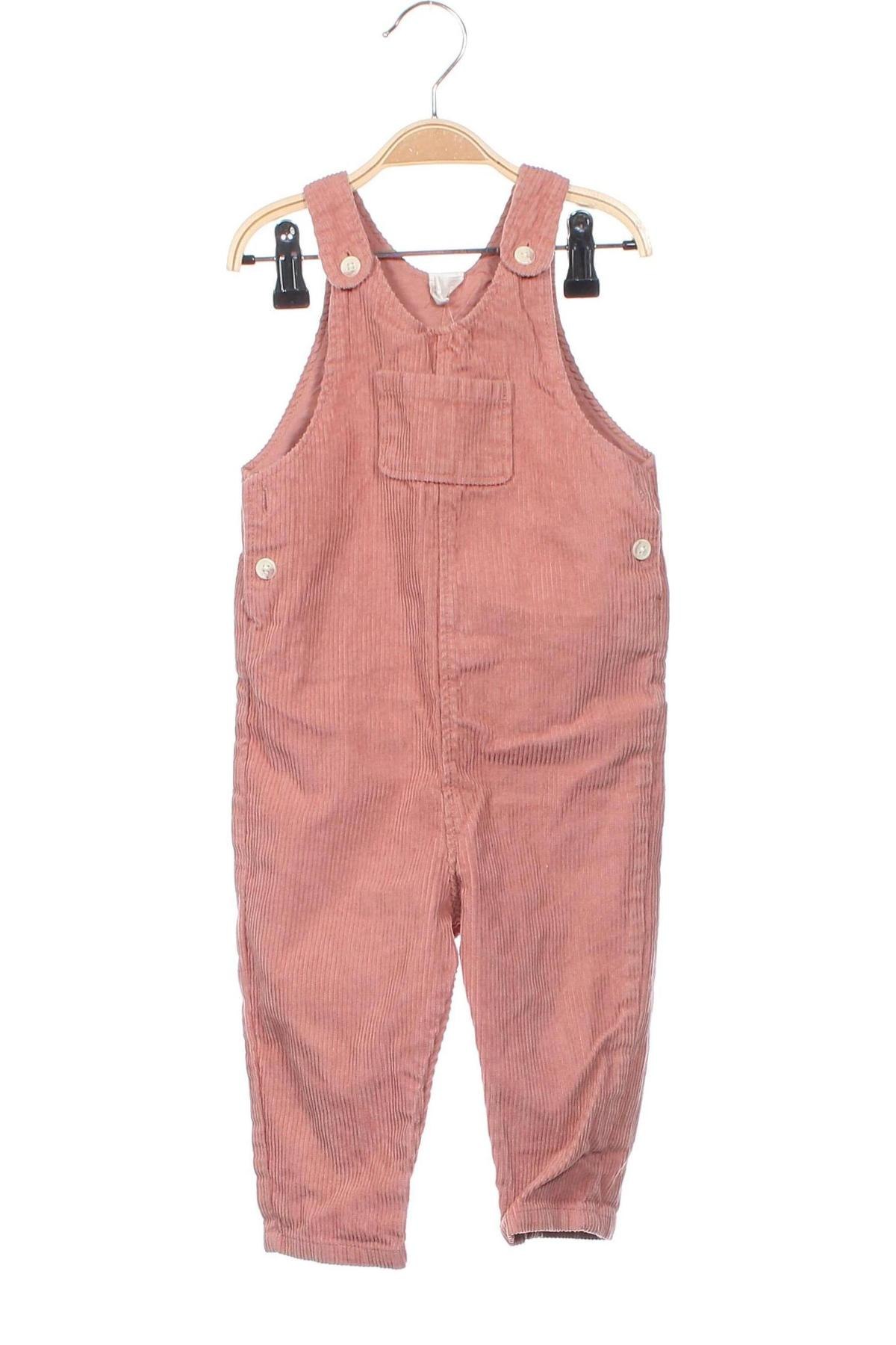 Kinder Overall H&M, Größe 12-18m/ 80-86 cm, Farbe Rosa, Preis € 9,33