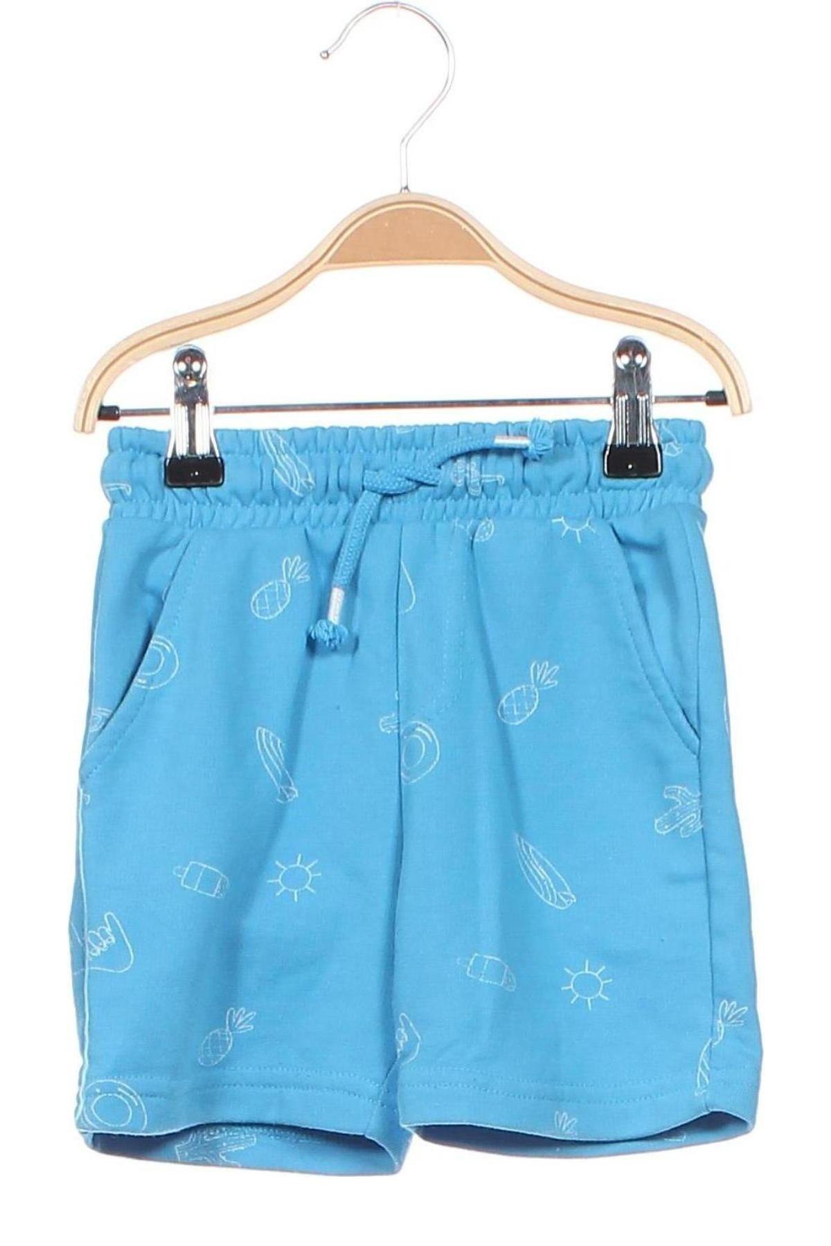 Pantaloni scurți pentru copii F&F, Mărime 18-24m/ 86-98 cm, Culoare Albastru, Preț 18,85 Lei