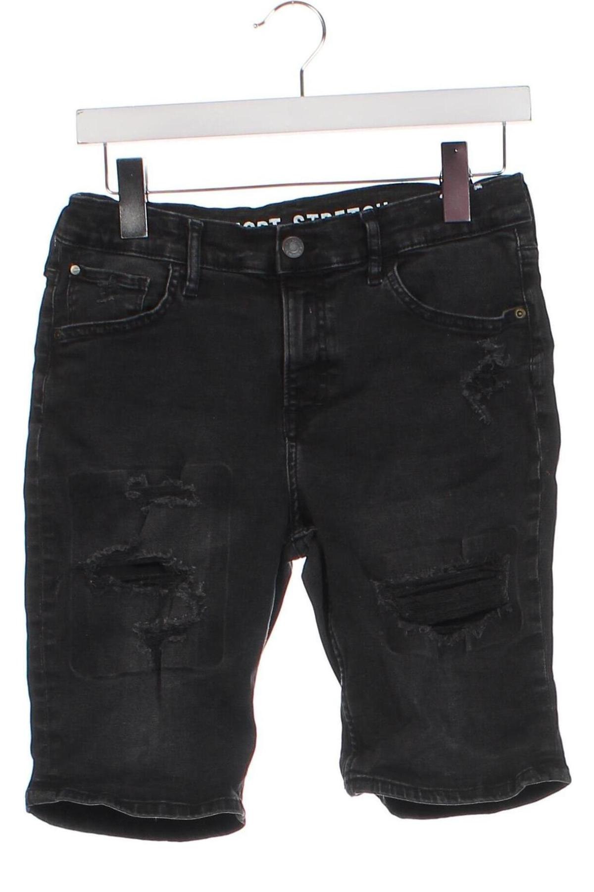 Παιδικό κοντό παντελόνι H&M, Μέγεθος 11-12y/ 152-158 εκ., Χρώμα Μαύρο, Τιμή 5,20 €