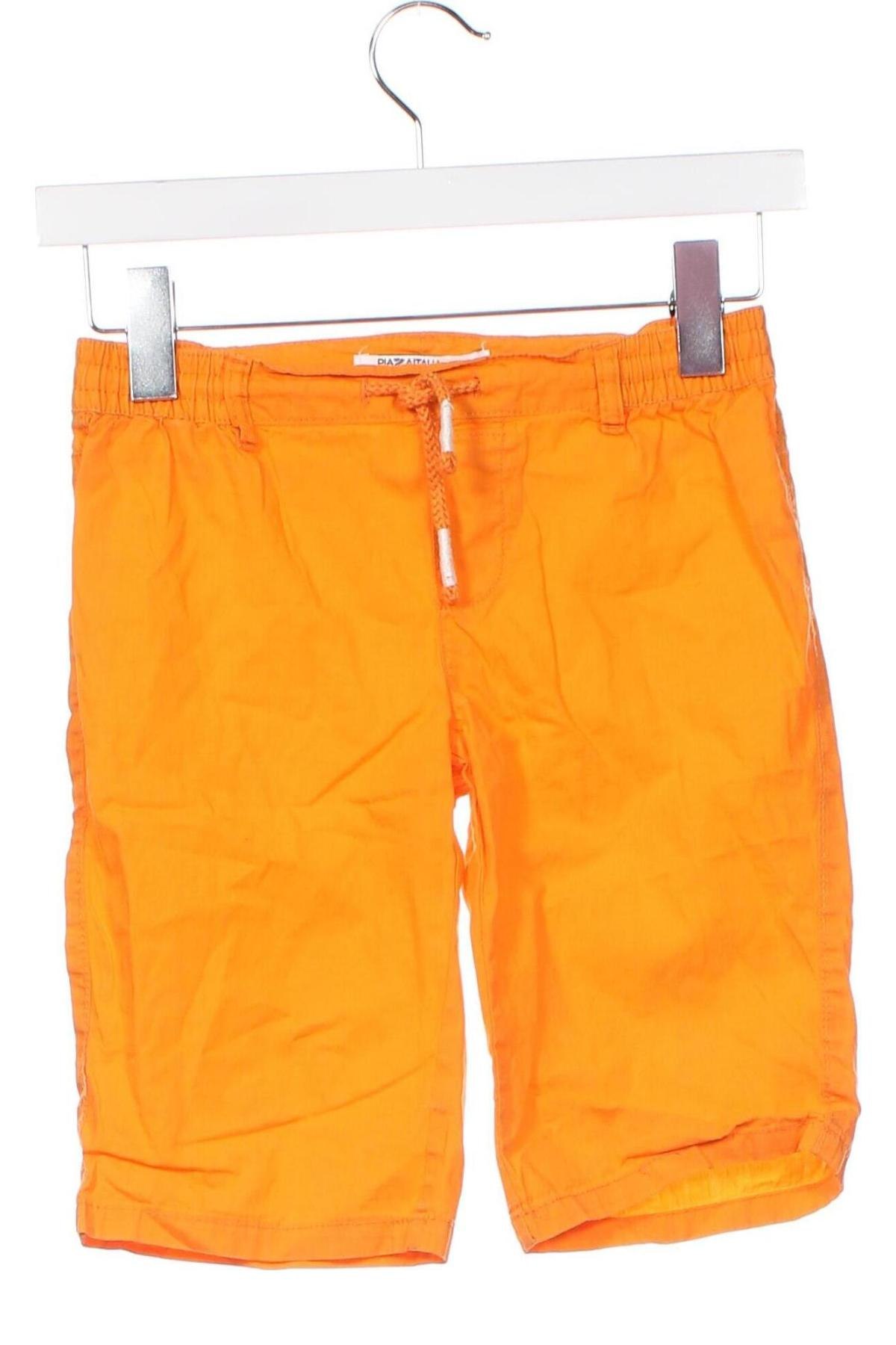 Kinder Shorts Piazza Italia, Größe 7-8y/ 128-134 cm, Farbe Orange, Preis € 4,30