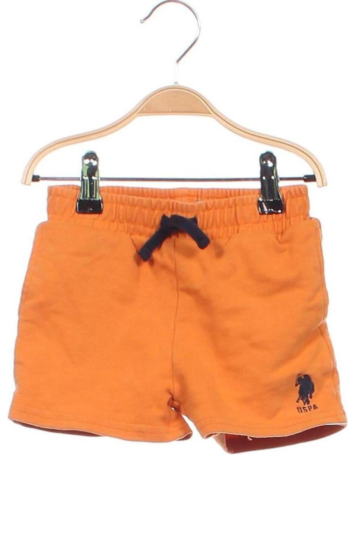 Kinder Shorts U.S. Polo Assn., Größe 12-18m/ 80-86 cm, Farbe Orange, Preis € 9,26