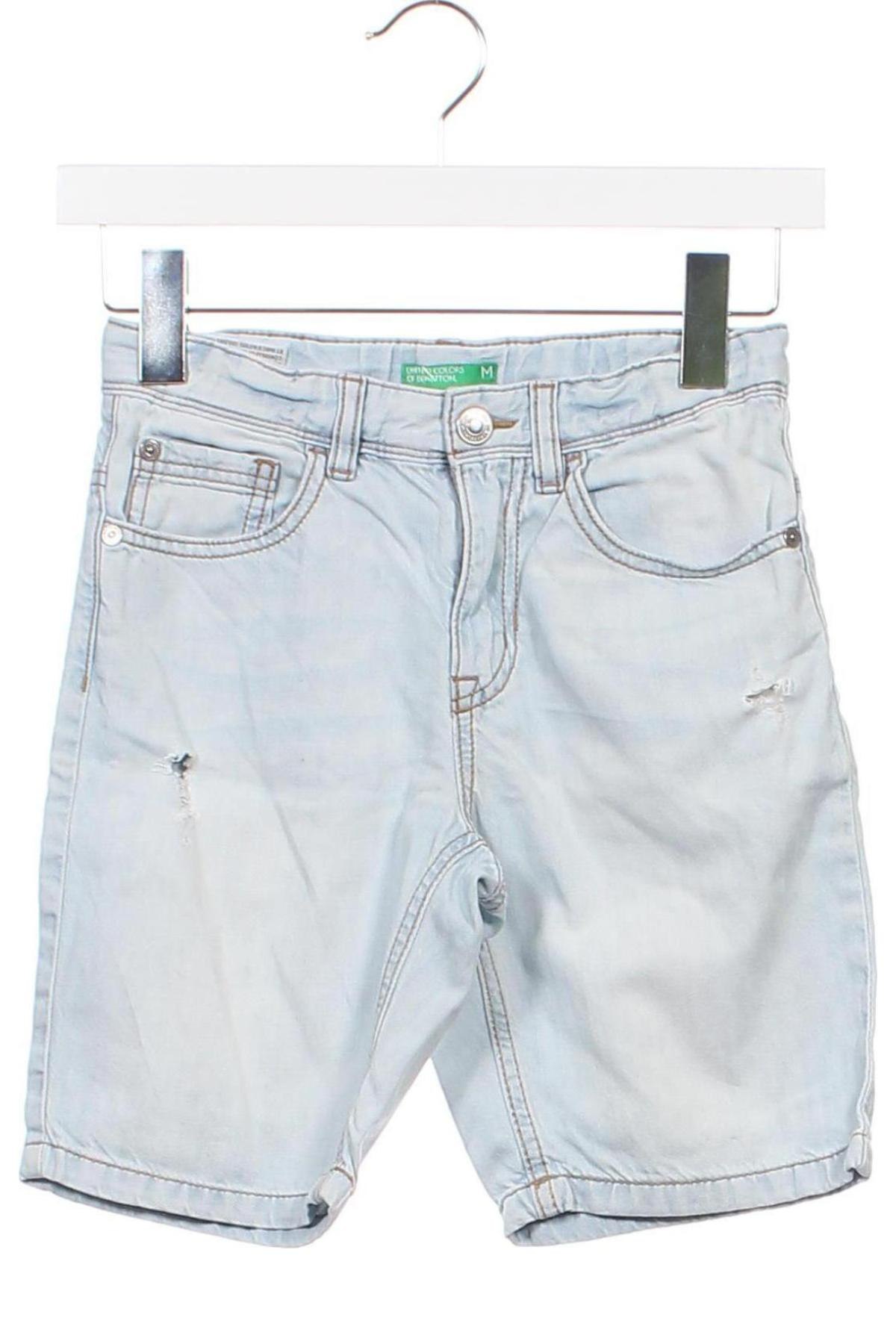 Детски къс панталон United Colors Of Benetton, Размер 7-8y/ 128-134 см, Цвят Син, Цена 12,91 лв.
