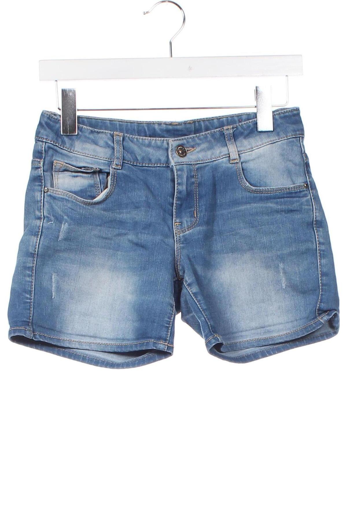 Pantaloni scurți pentru copii Zara Kids, Mărime 10-11y/ 146-152 cm, Culoare Albastru, Preț 25,59 Lei