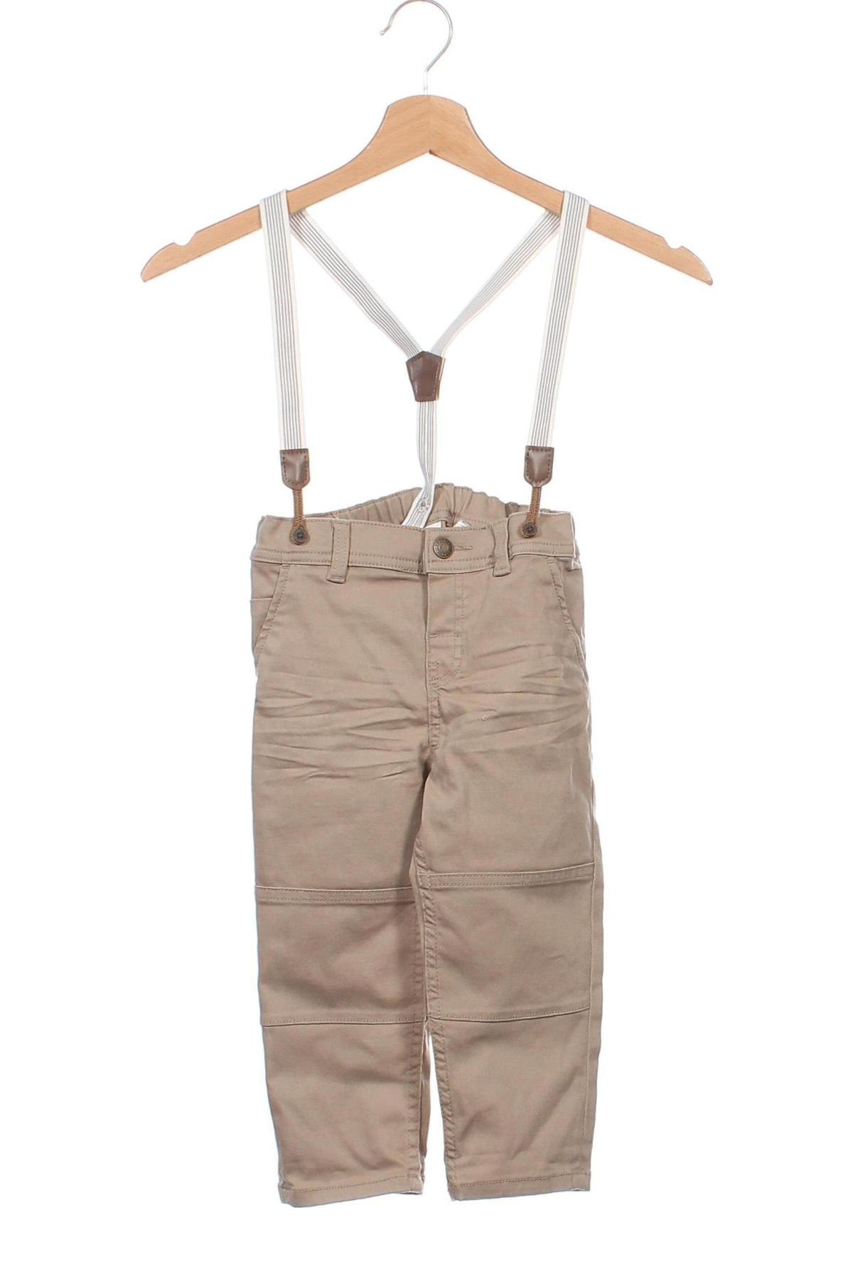 Pantaloni pentru copii H&M, Mărime 18-24m/ 86-98 cm, Culoare Bej, Preț 32,40 Lei