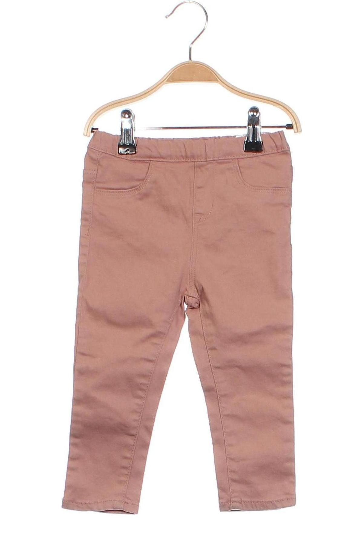 Детски панталон H&M, Размер 12-18m/ 80-86 см, Цвят Бежов, Цена 12,26 лв.