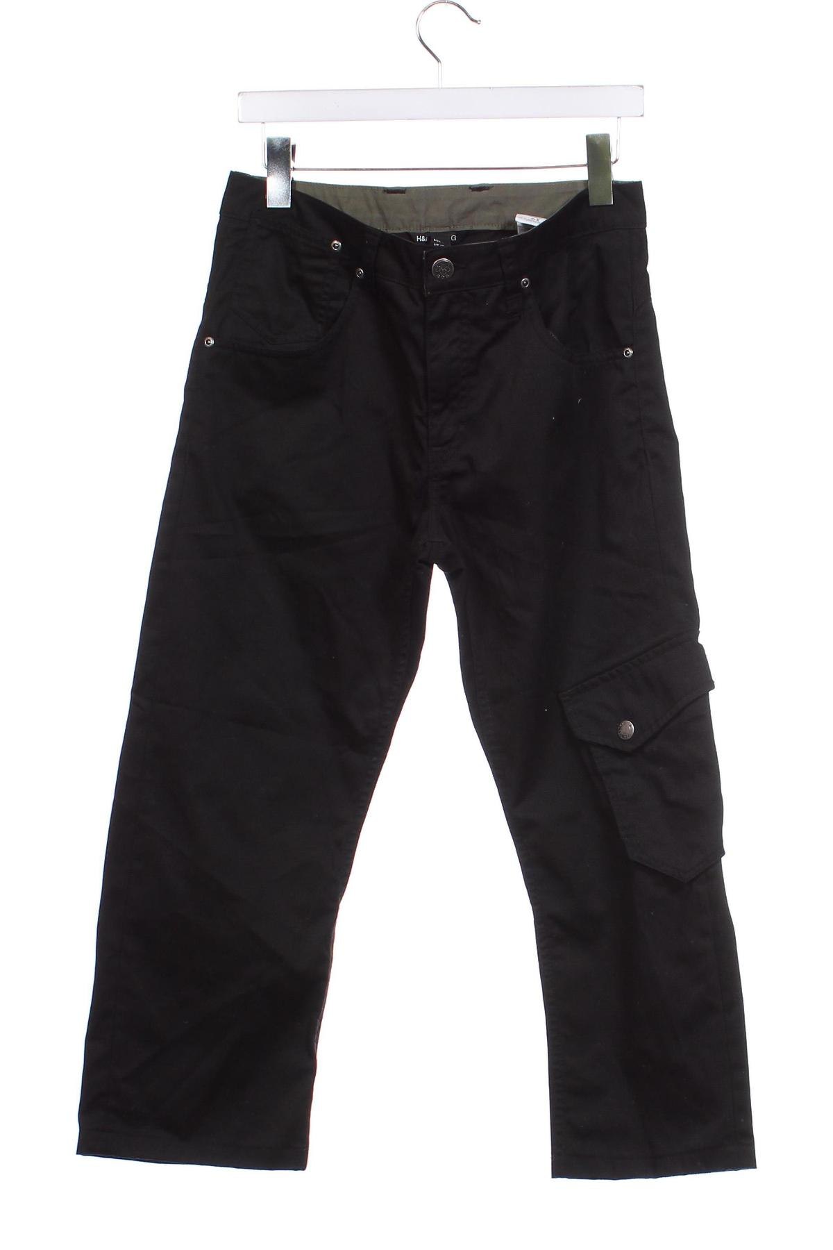 Dziecięce spodnie H&M, Rozmiar 14-15y/ 168-170 cm, Kolor Czarny, Cena 26,87 zł