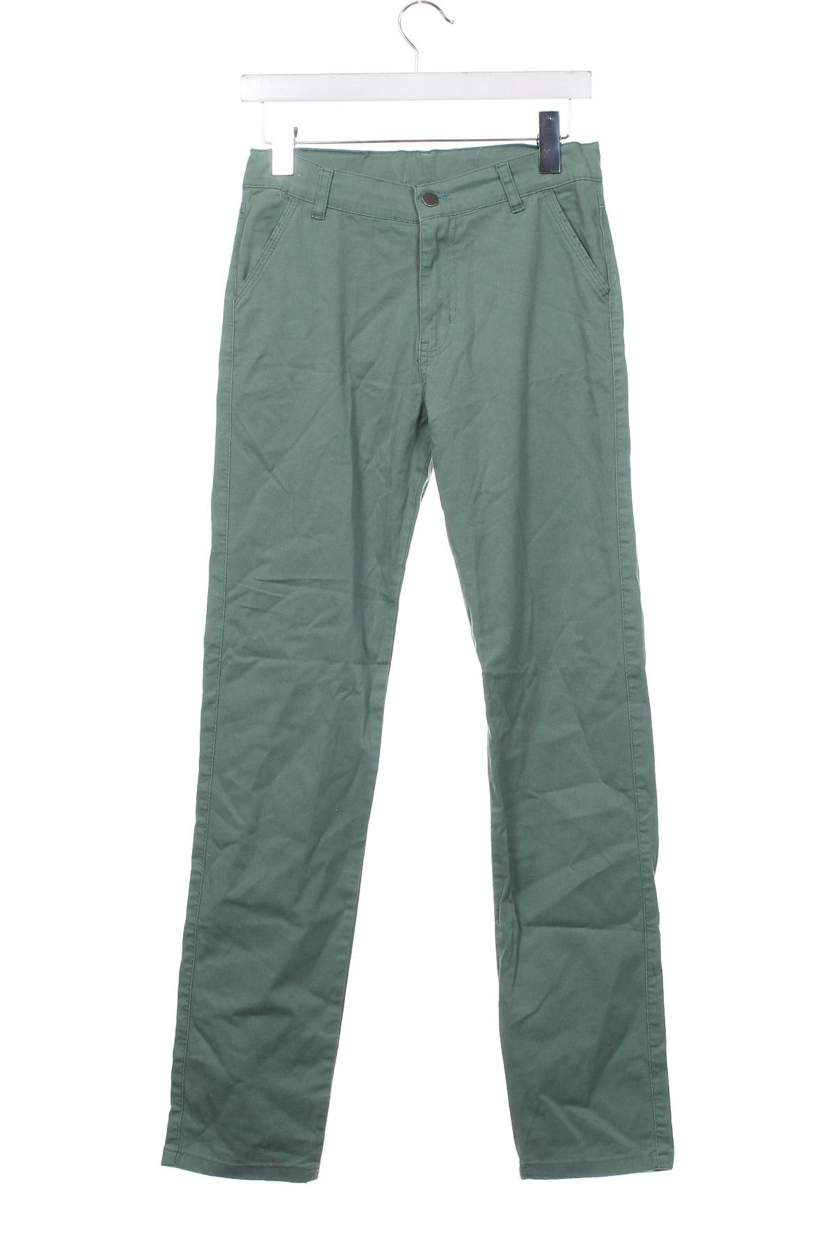 Pantaloni pentru copii Roma, Mărime 14-15y/ 168-170 cm, Culoare Verde, Preț 32,40 Lei