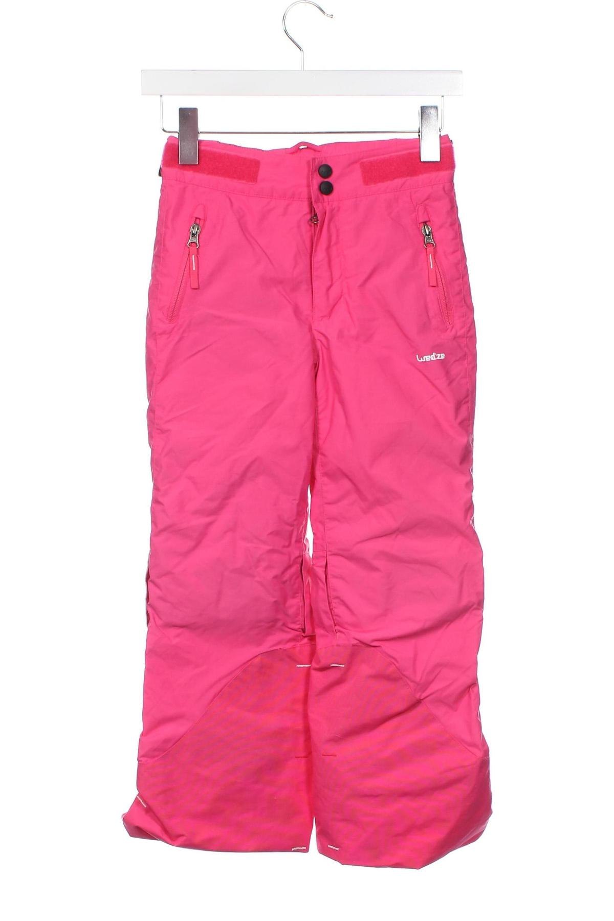 Детски панталон за зимни спортове Wedze, Размер 10-11y/ 146-152 см, Цвят Розов, Цена 20,52 лв.