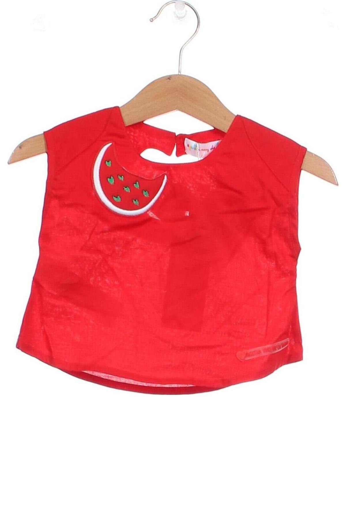 Μπλουζάκι αμάνικο παιδικό Agatha Ruiz De La Prada, Μέγεθος 9-12m/ 74-80 εκ., Χρώμα Κόκκινο, Τιμή 8,51 €