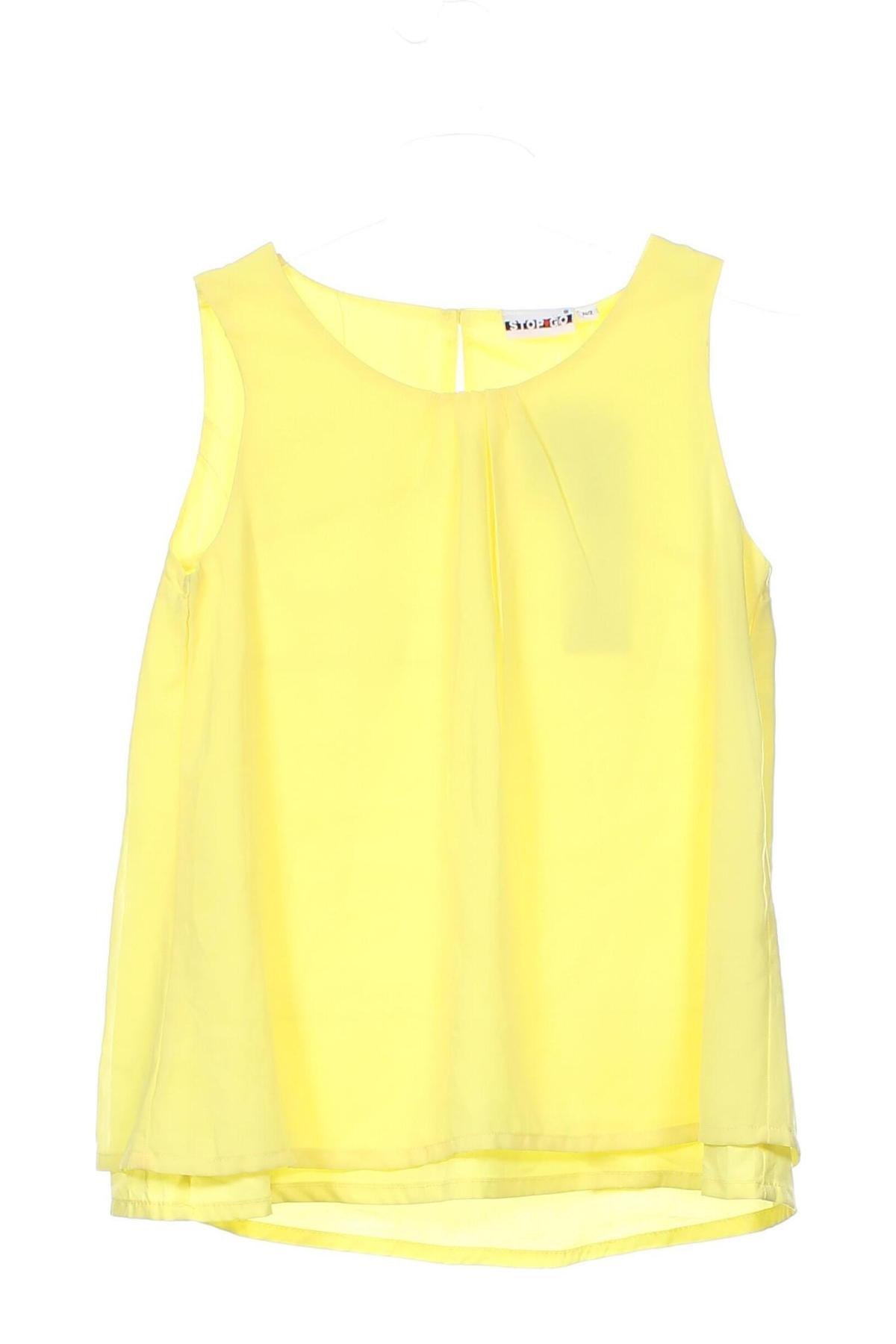 Μπλουζάκι αμάνικο παιδικό Stop+Go, Μέγεθος 11-12y/ 152-158 εκ., Χρώμα Κίτρινο, Τιμή 4,46 €
