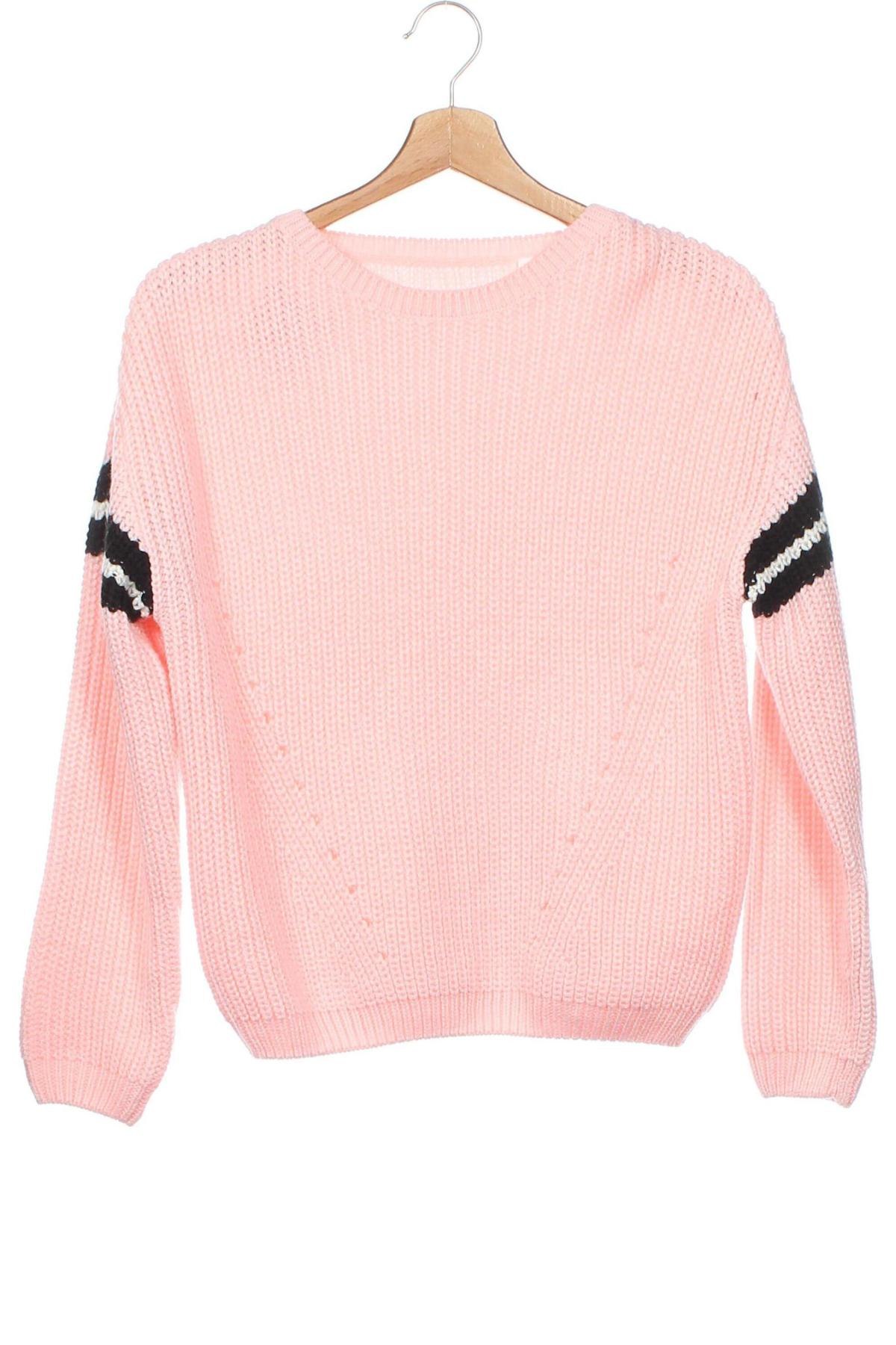 Детски пуловер, Размер 11-12y/ 152-158 см, Цвят Розов, Цена 10,19 лв.