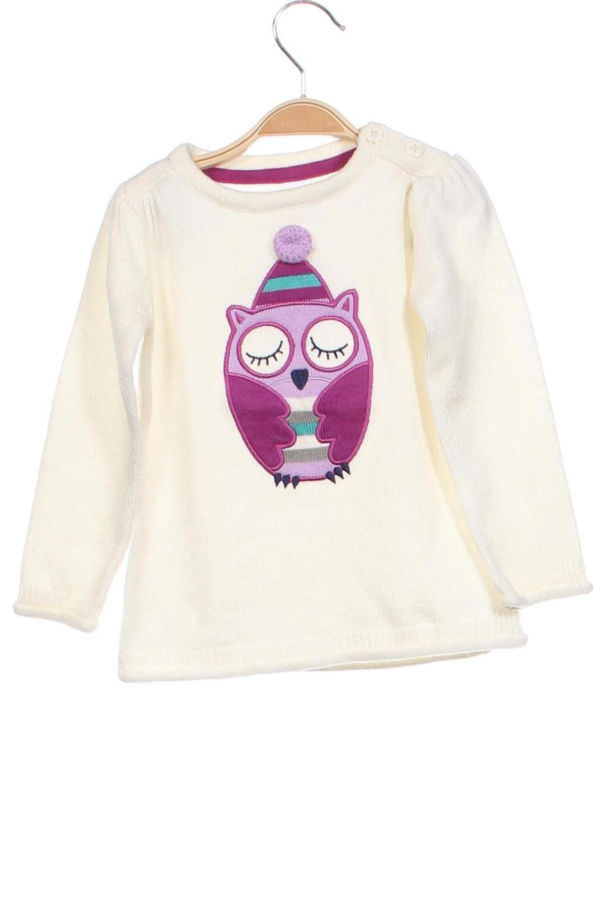 Детски пуловер Baby Club, Размер 18-24m/ 86-98 см, Цвят Екрю, Цена 10,56 лв.