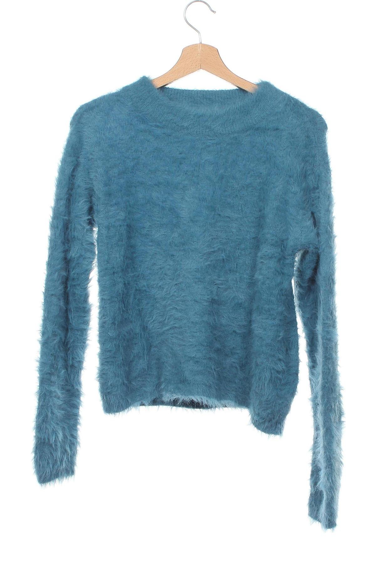Детски пуловер H&M, Размер 14-15y/ 168-170 см, Цвят Син, Цена 9,35 лв.