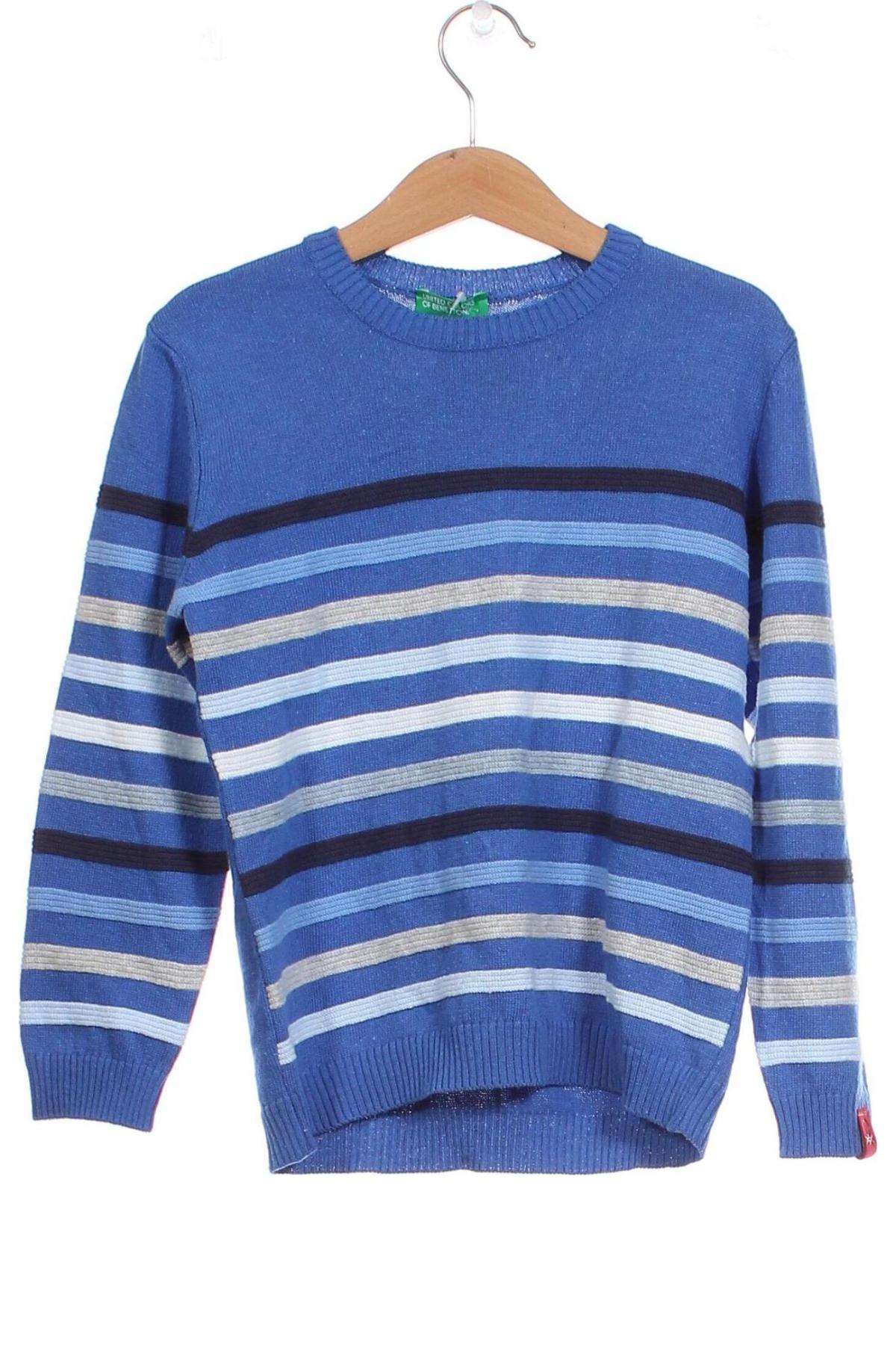 Dziecięcy sweter United Colors Of Benetton, Rozmiar 4-5y/ 110-116 cm, Kolor Niebieski, Cena 95,16 zł