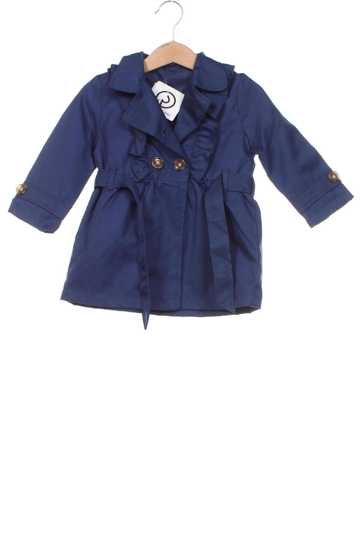 Dětský přechodný kabát , Velikost 9-12m/ 74-80 cm, Barva Modrá, Cena  180,00 Kč