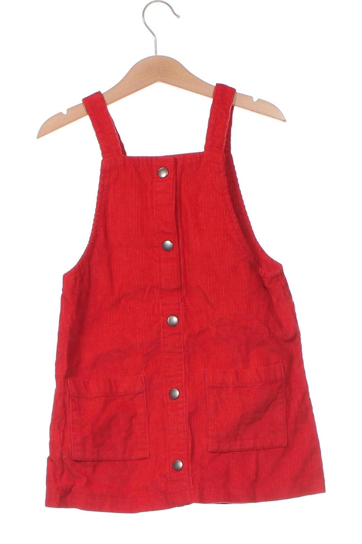 Kinder Latzkleid F&F, Größe 4-5y/ 110-116 cm, Farbe Rot, Preis € 11,49