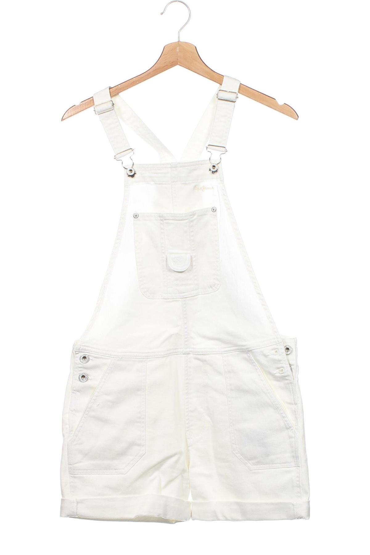 Детски гащеризон Pepe Jeans, Размер 15-18y/ 170-176 см, Цвят Бял, Цена 22,80 лв.