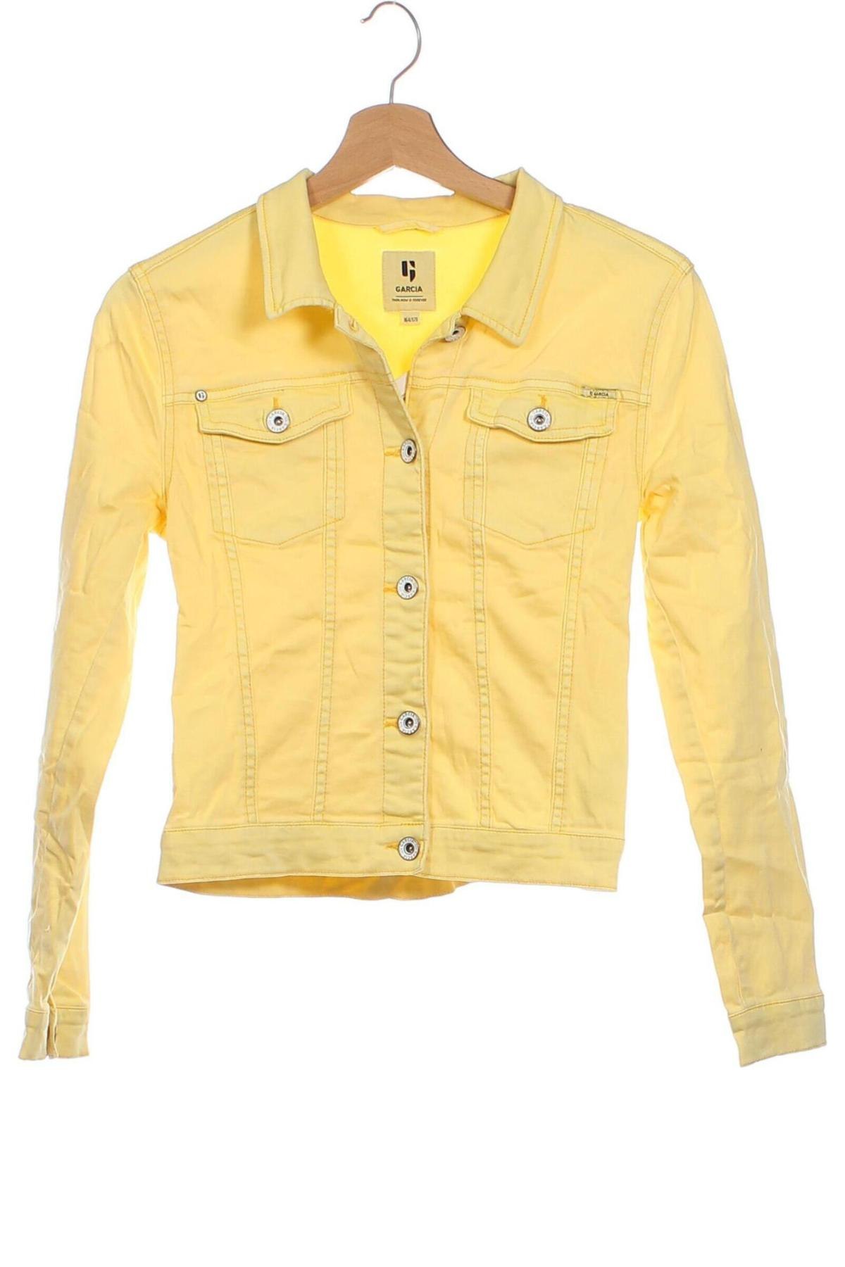 Detská džínsová bunda  Garcia, Veľkosť 13-14y/ 164-168 cm, Farba Žltá, Cena  10,78 €
