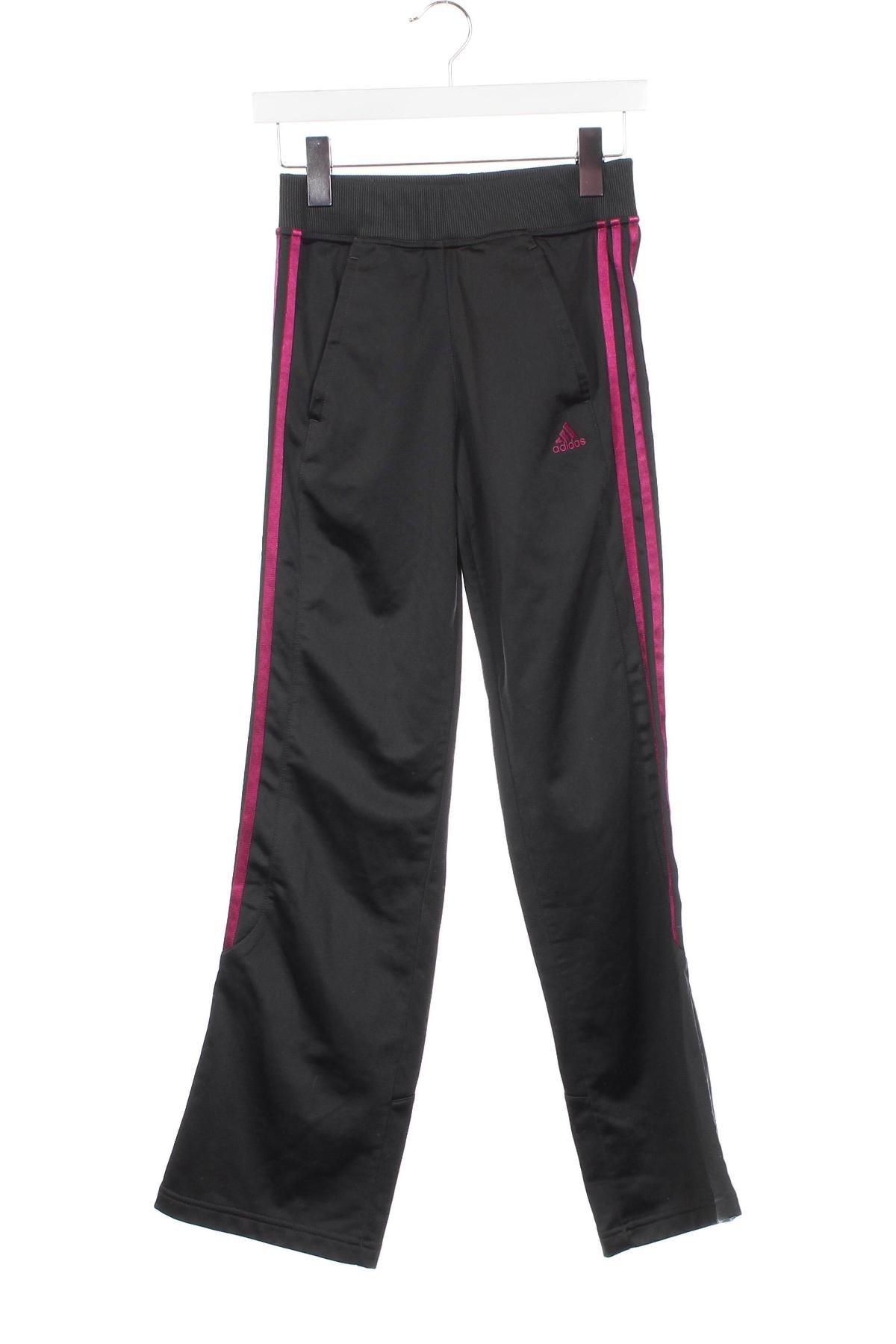 Детско спортно долнище Adidas, Размер 12-13y/ 158-164 см, Цвят Сив, Цена 10,50 лв.
