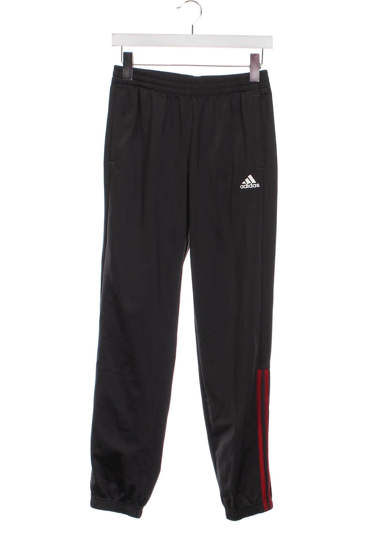 Pantaloni de trening, pentru copii Adidas, Mărime 13-14y/ 164-168 cm, Culoare Negru, Preț 68,75 Lei